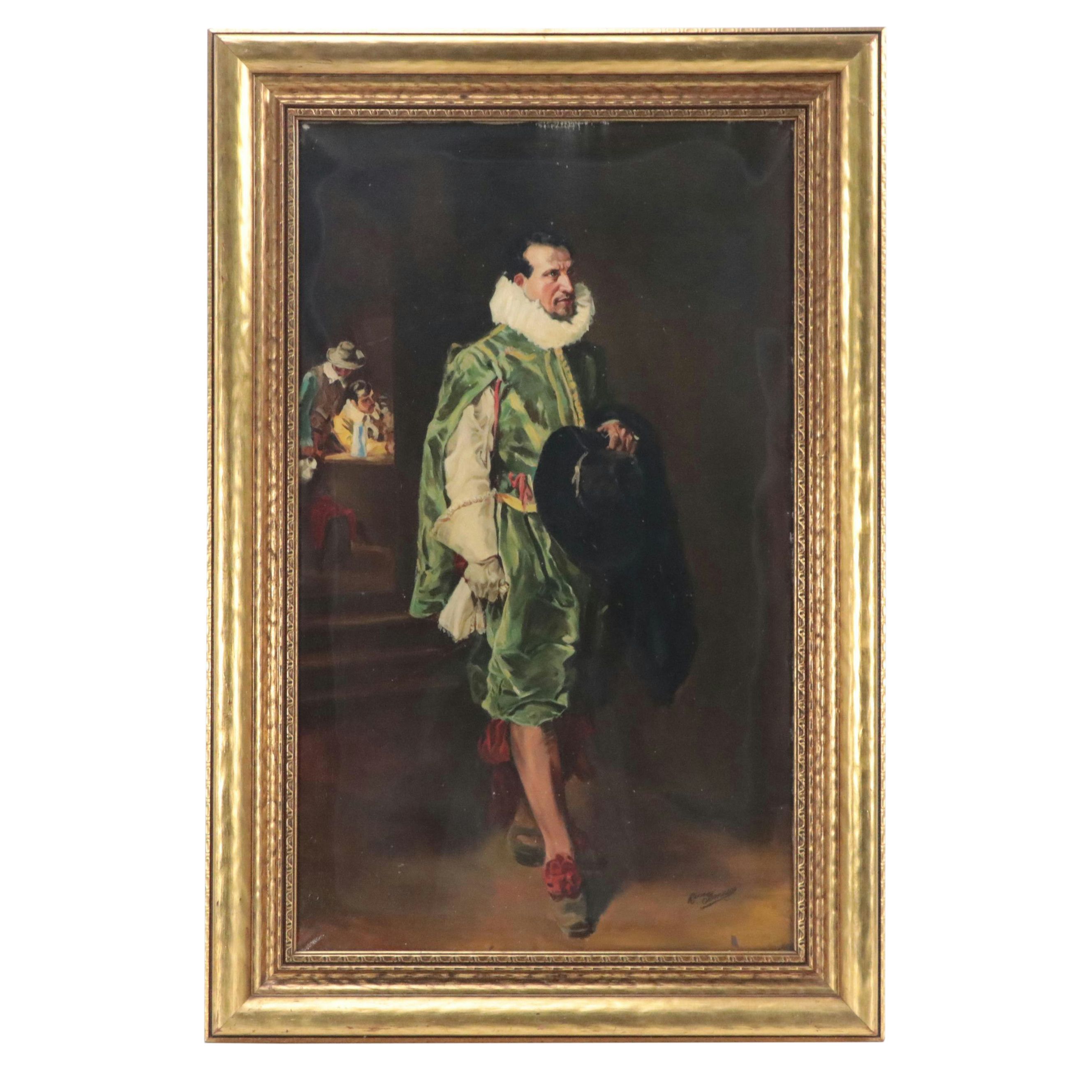 Rico Tomaso Portrait Oil Painting of Man