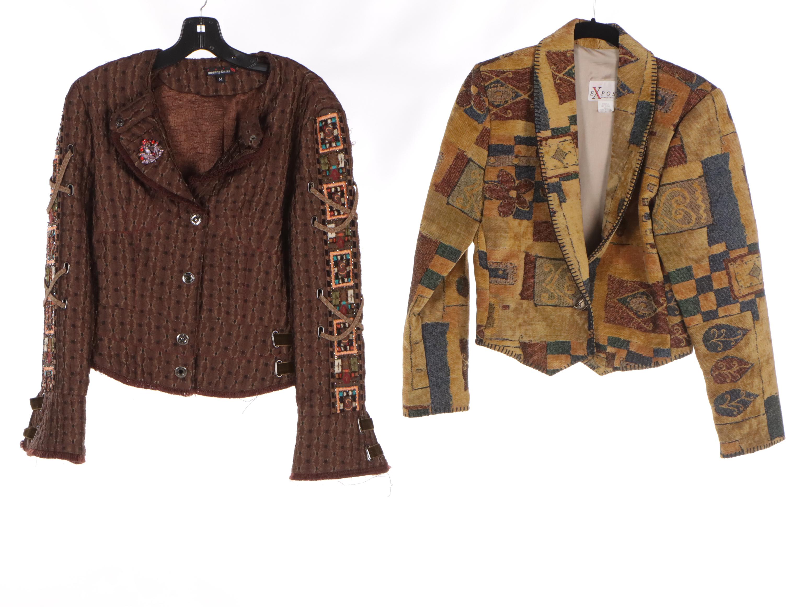 Patricia Wolfe Suede Jacket with Other Embellished and Chenille Jackets & Vests