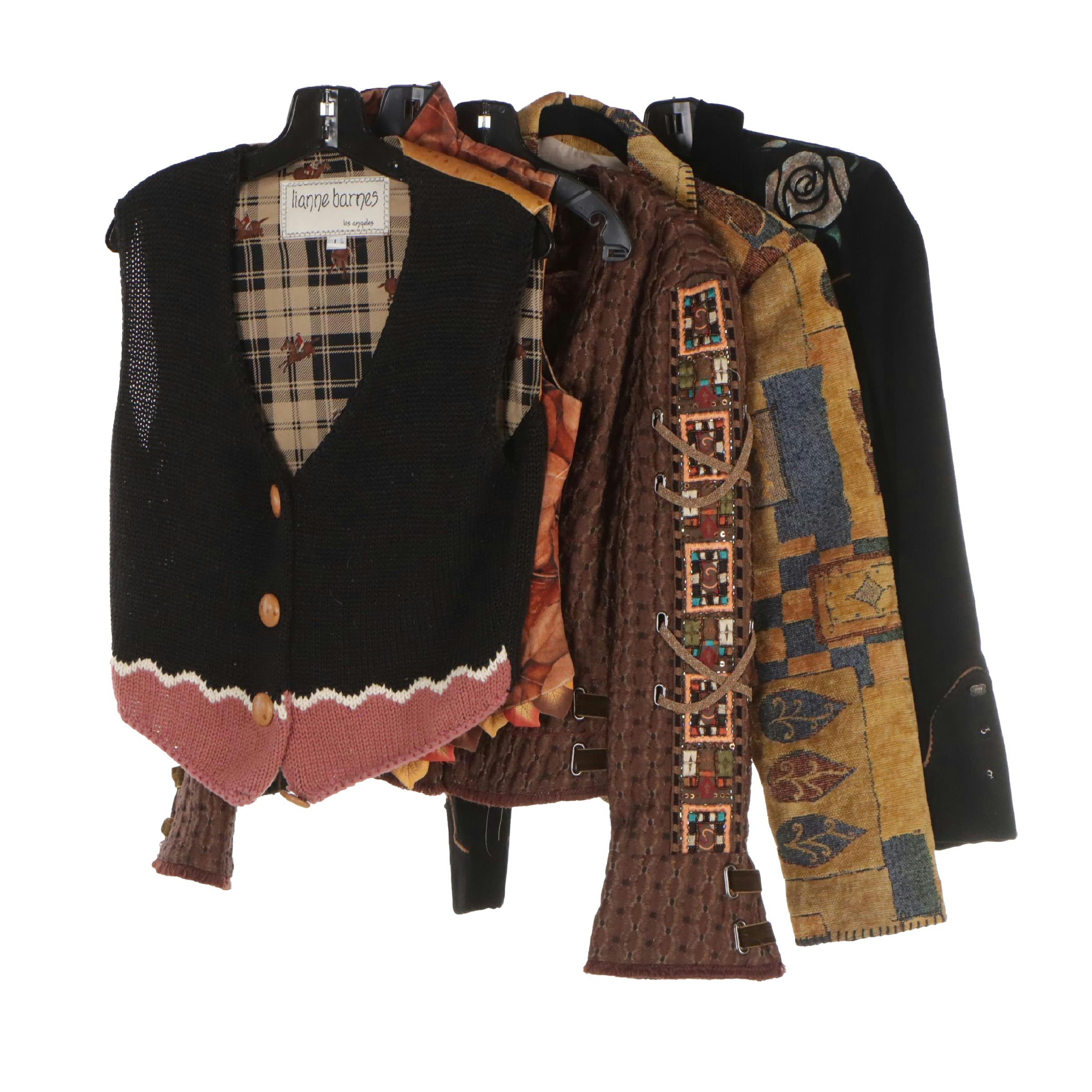 Patricia Wolfe Suede Jacket with Other Embellished and Chenille Jackets & Vests