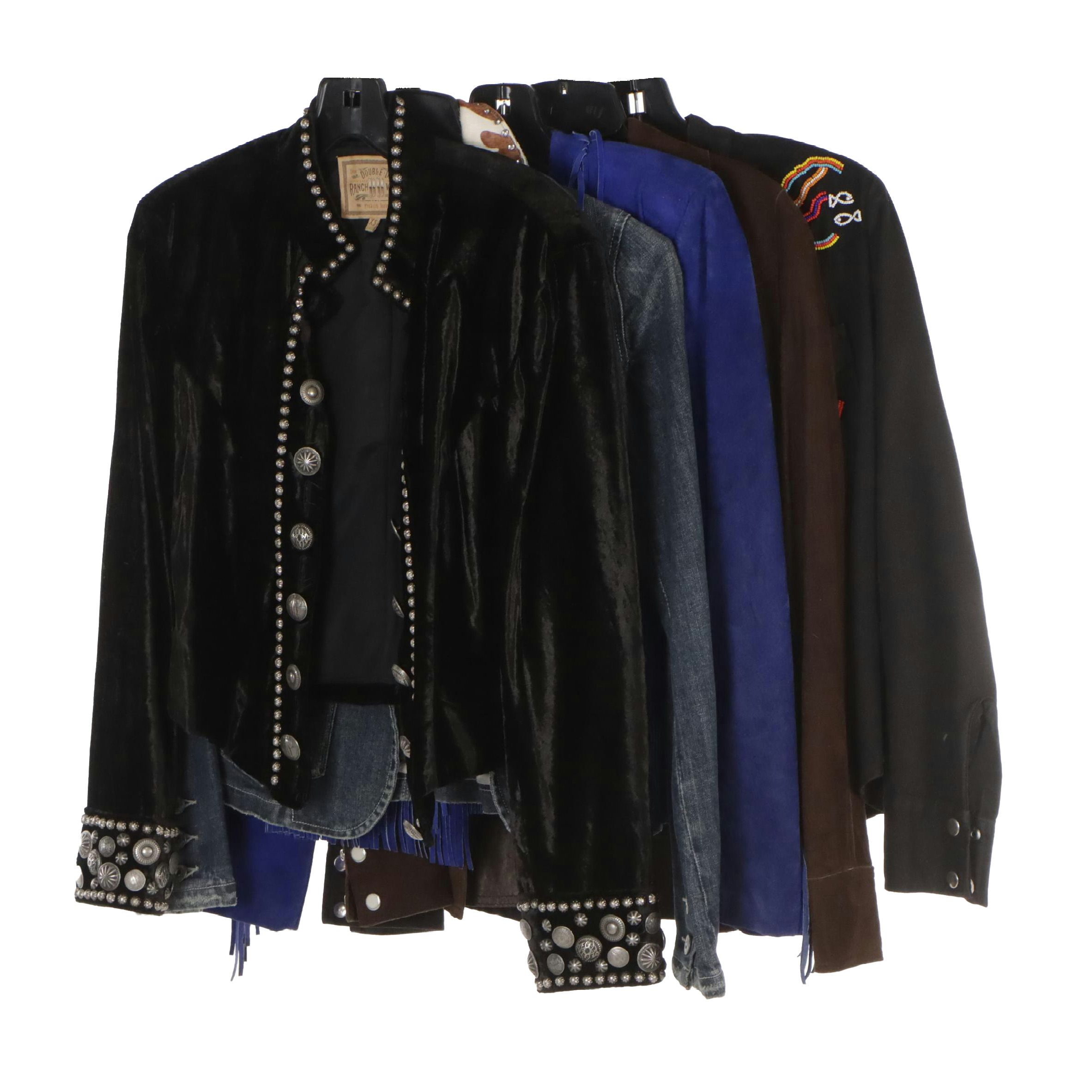 Double DD Ranch Wear, Nan Duskin & More Jackets, Wayne Rogers Snap-Front Shirt