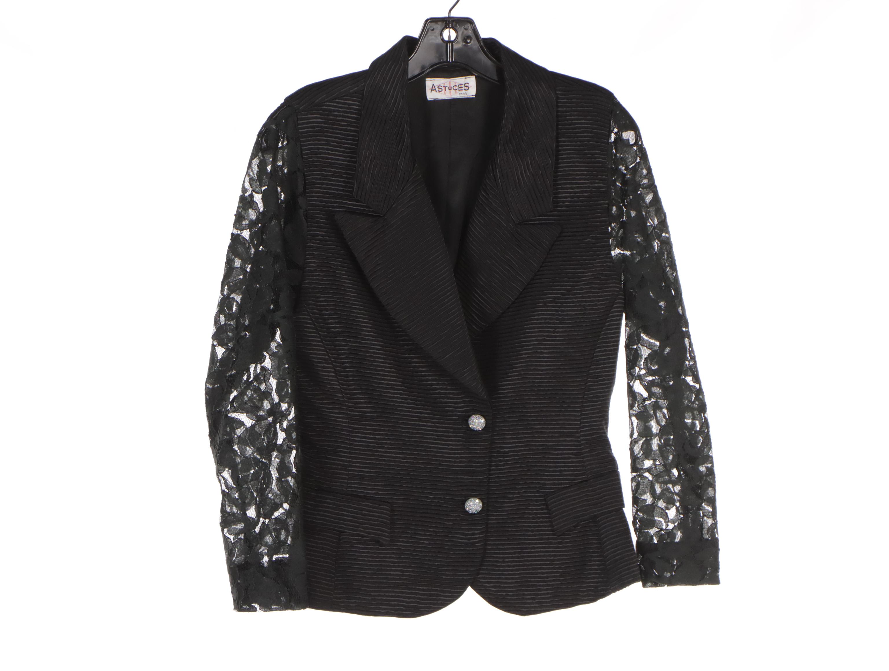 Rena Rowan Metallic Leather Jacket, Victor Costa, Bisou Bisou, and Other Jackets