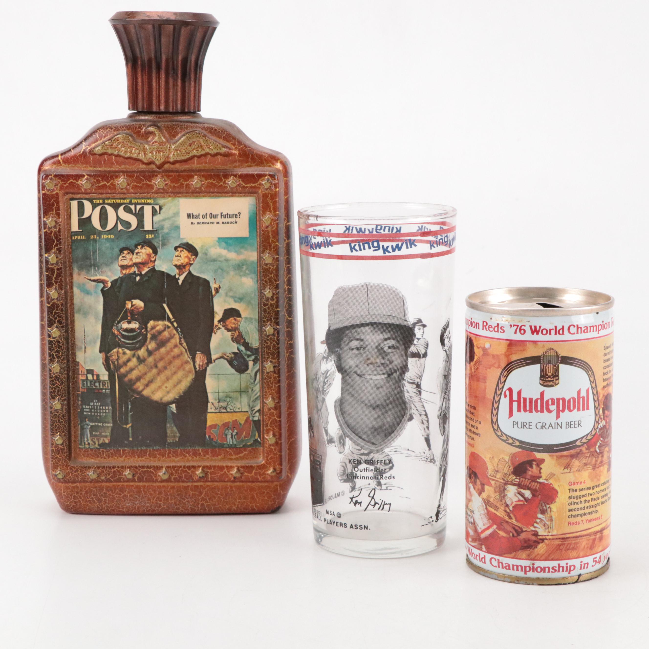 Crosley Field Replica Stadium with Cincinnati Reds Hat and More