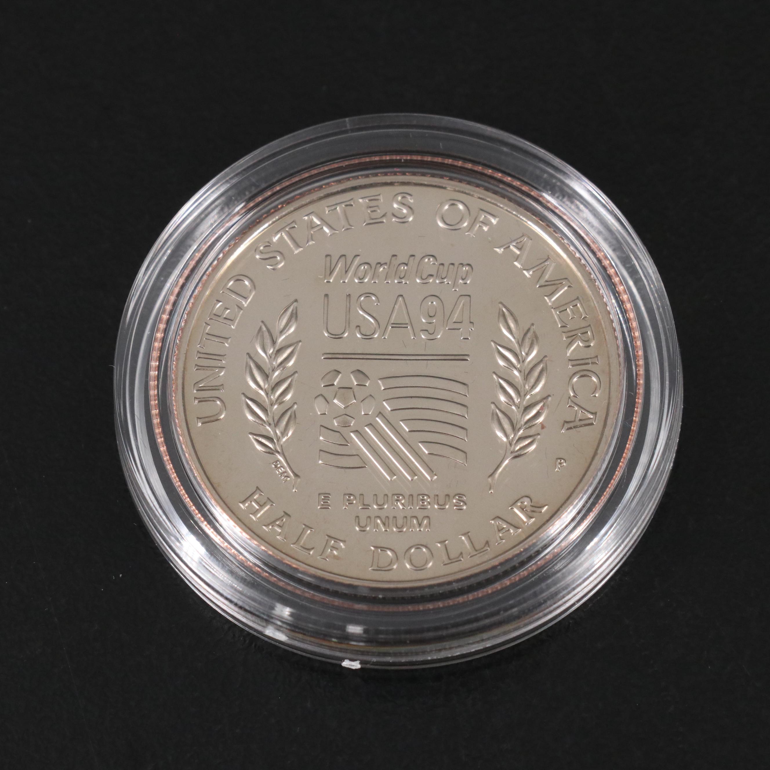 1994 Three Piece World Cup Proof Set with a Five Dollar Gold Coin