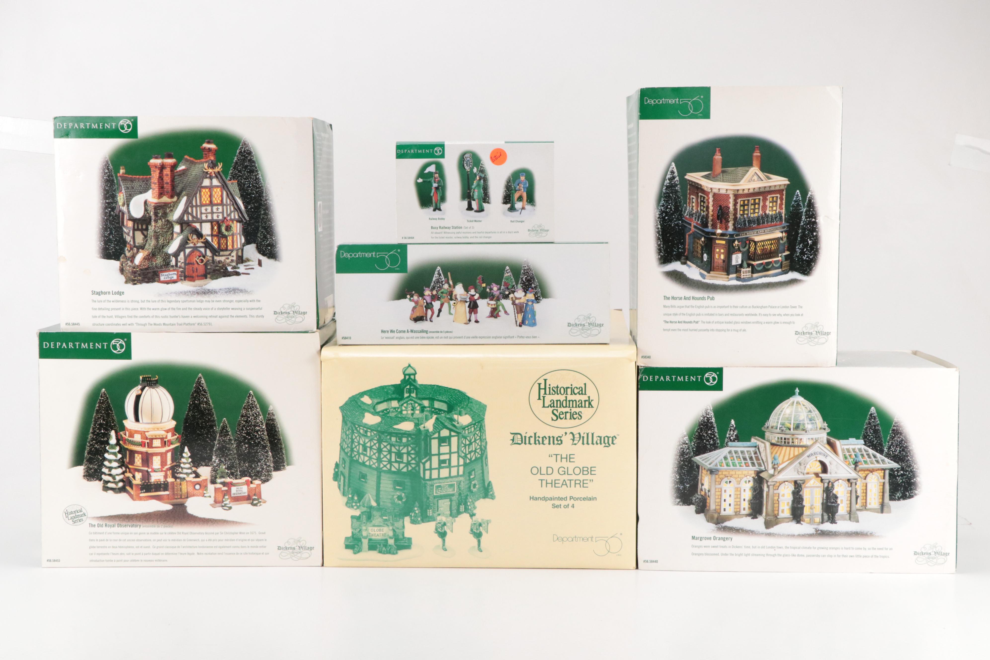 Department 56 Dickens' Village Porcelain Buildings and Figures
