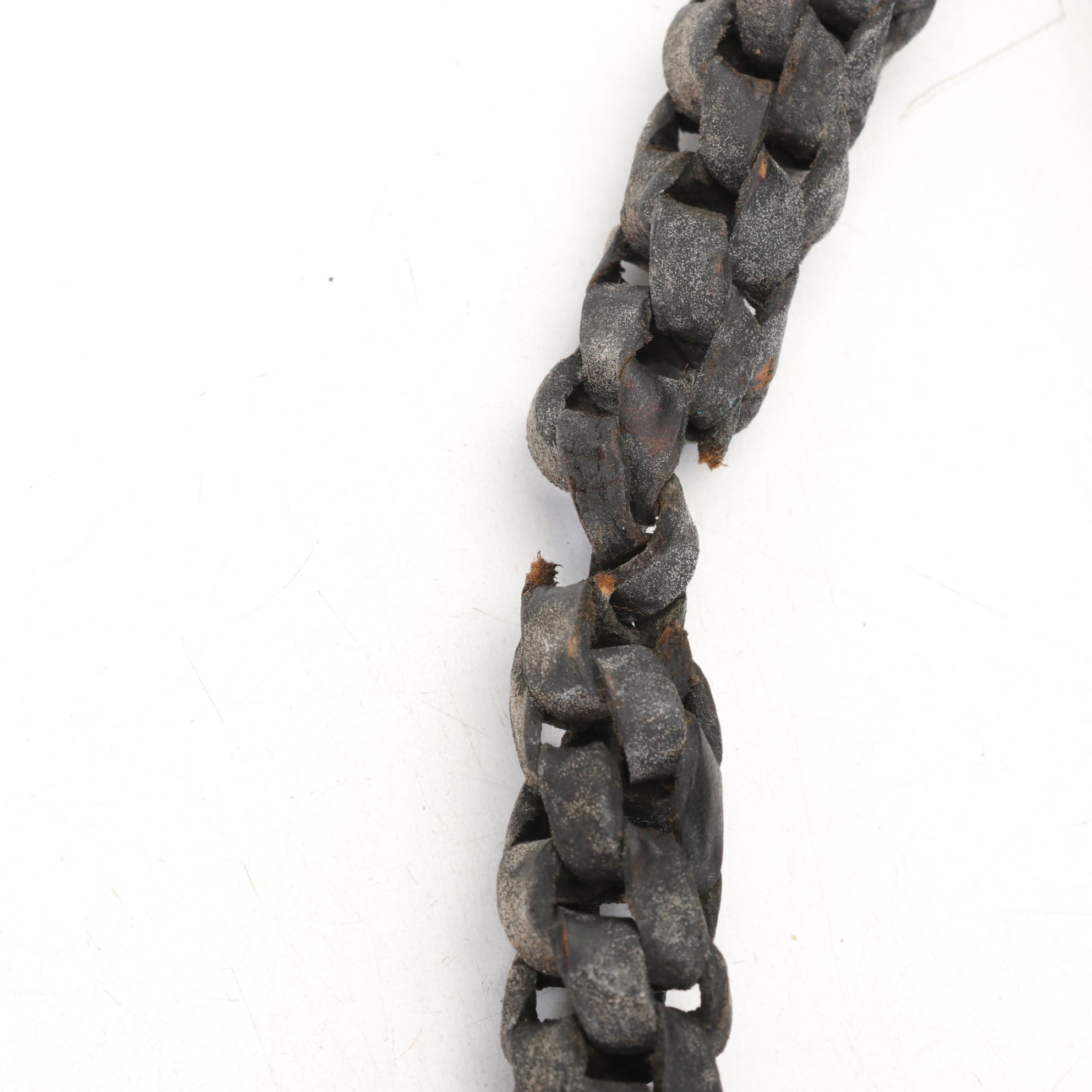 Moroccan Camel Whip with Inlaid Handle, Early to Mid 20th Century