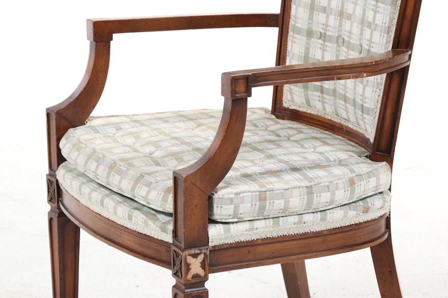 Seven Piece Grand Ledge Chair Company Regency Style Dining Set, Mid