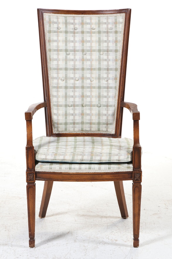 Seven Piece Grand Ledge Chair Company Regency Style Dining Set, Mid