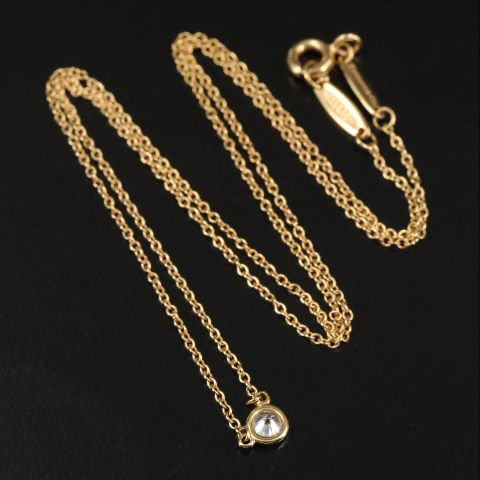 Elsa Peretti for Tiffany & Co. Diamonds By The Yard 18K Diamond Necklace