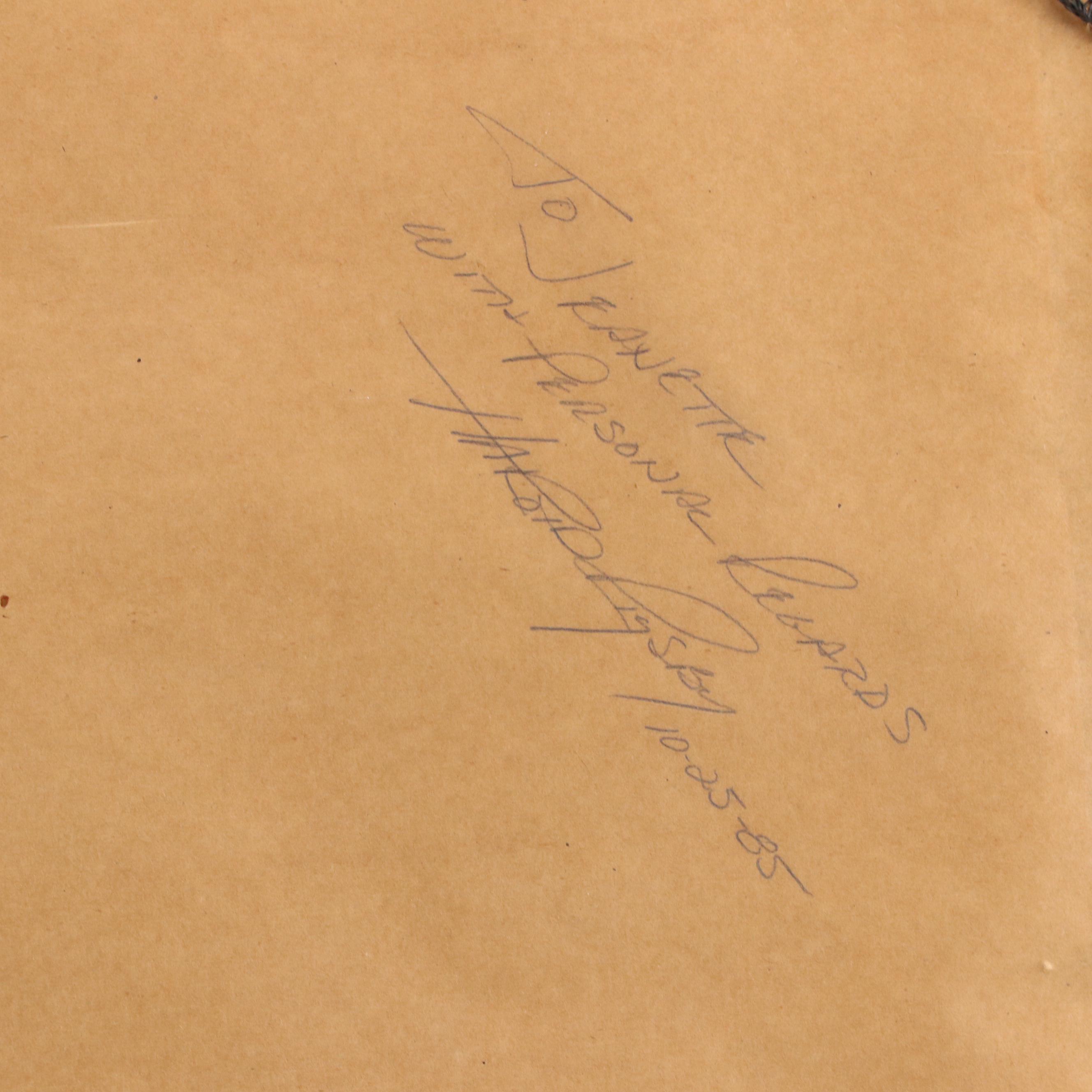 Harold Rigsby Chalk Pastel Drawing of Toucan