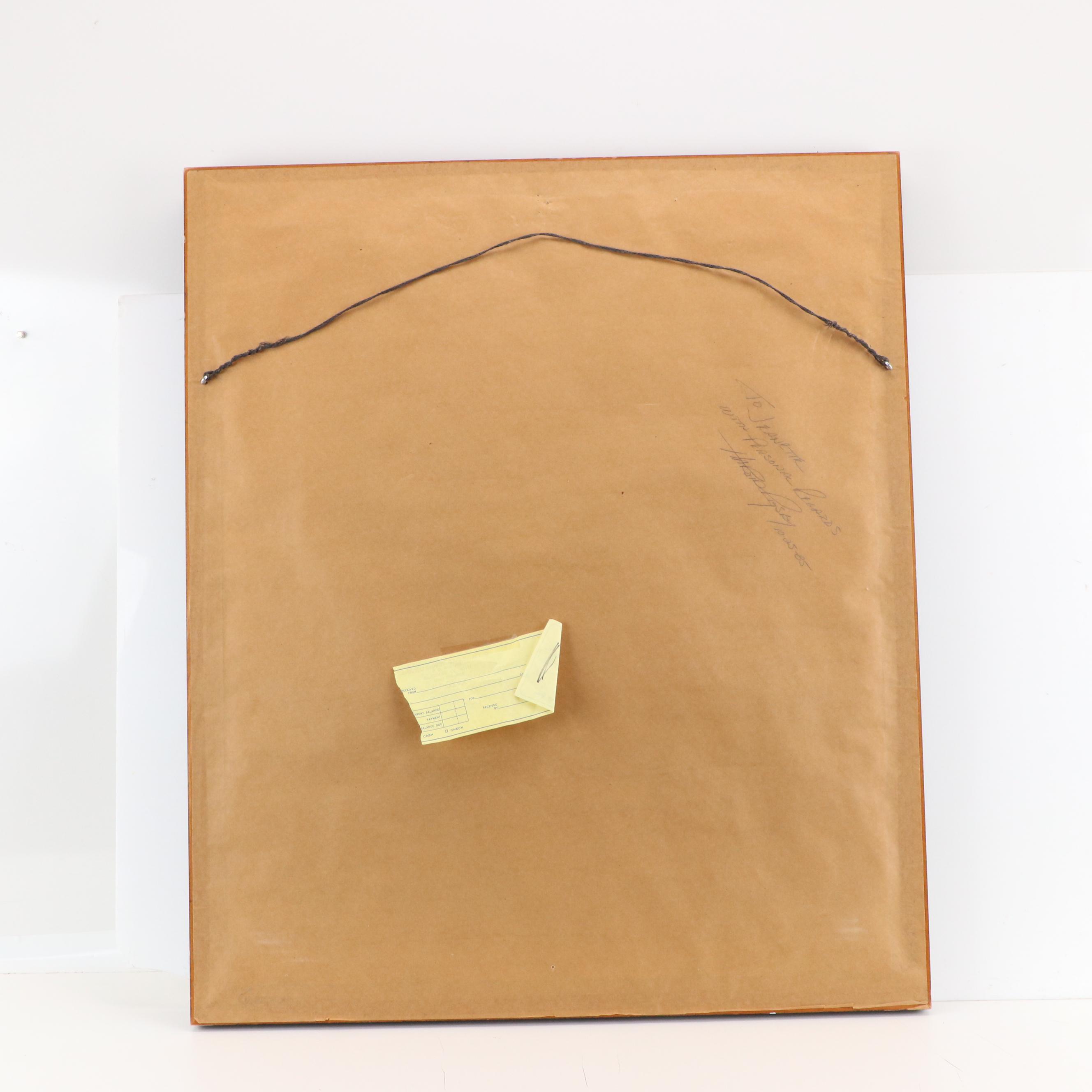 Harold Rigsby Chalk Pastel Drawing of Toucan