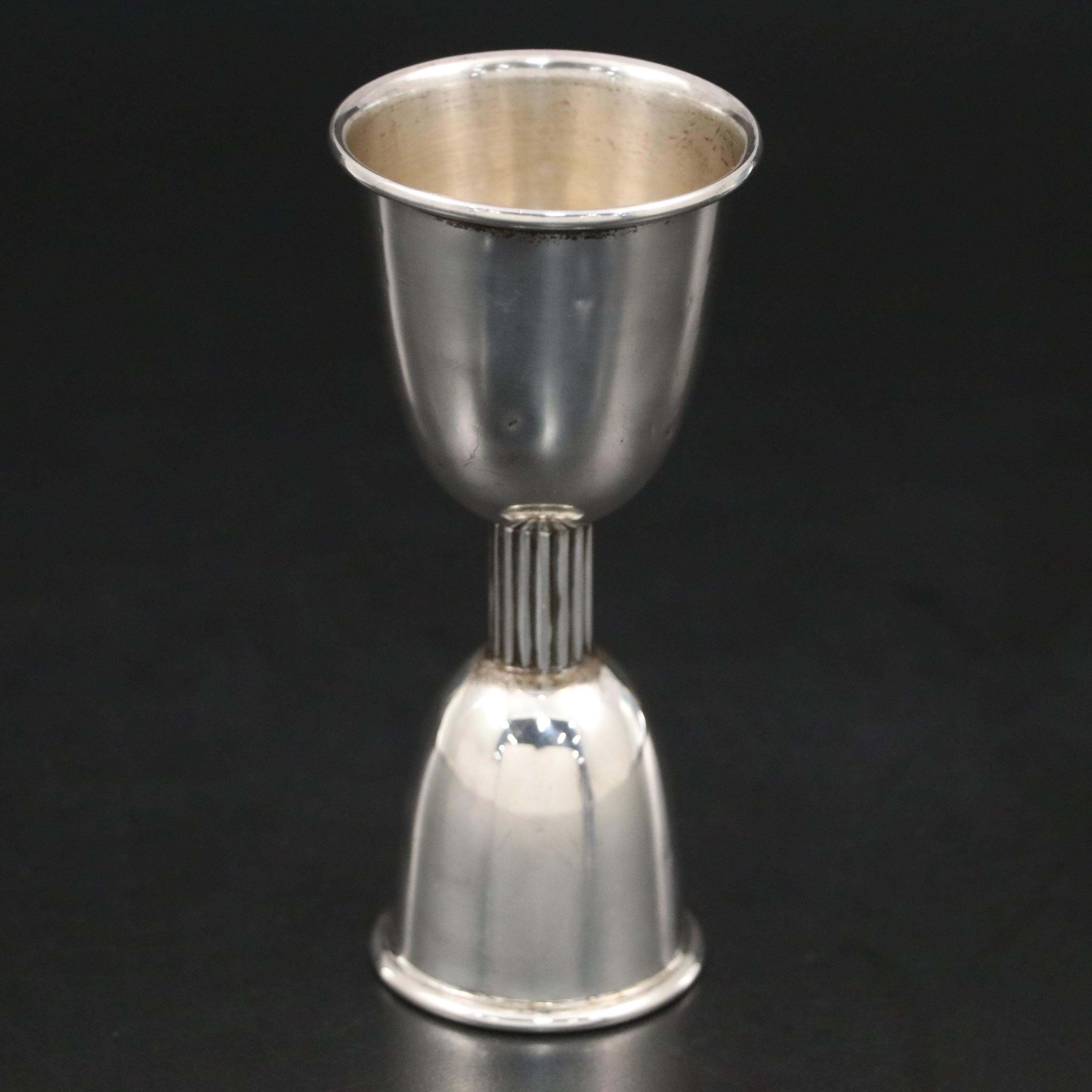 Poole Sterling Silver Double Jigger