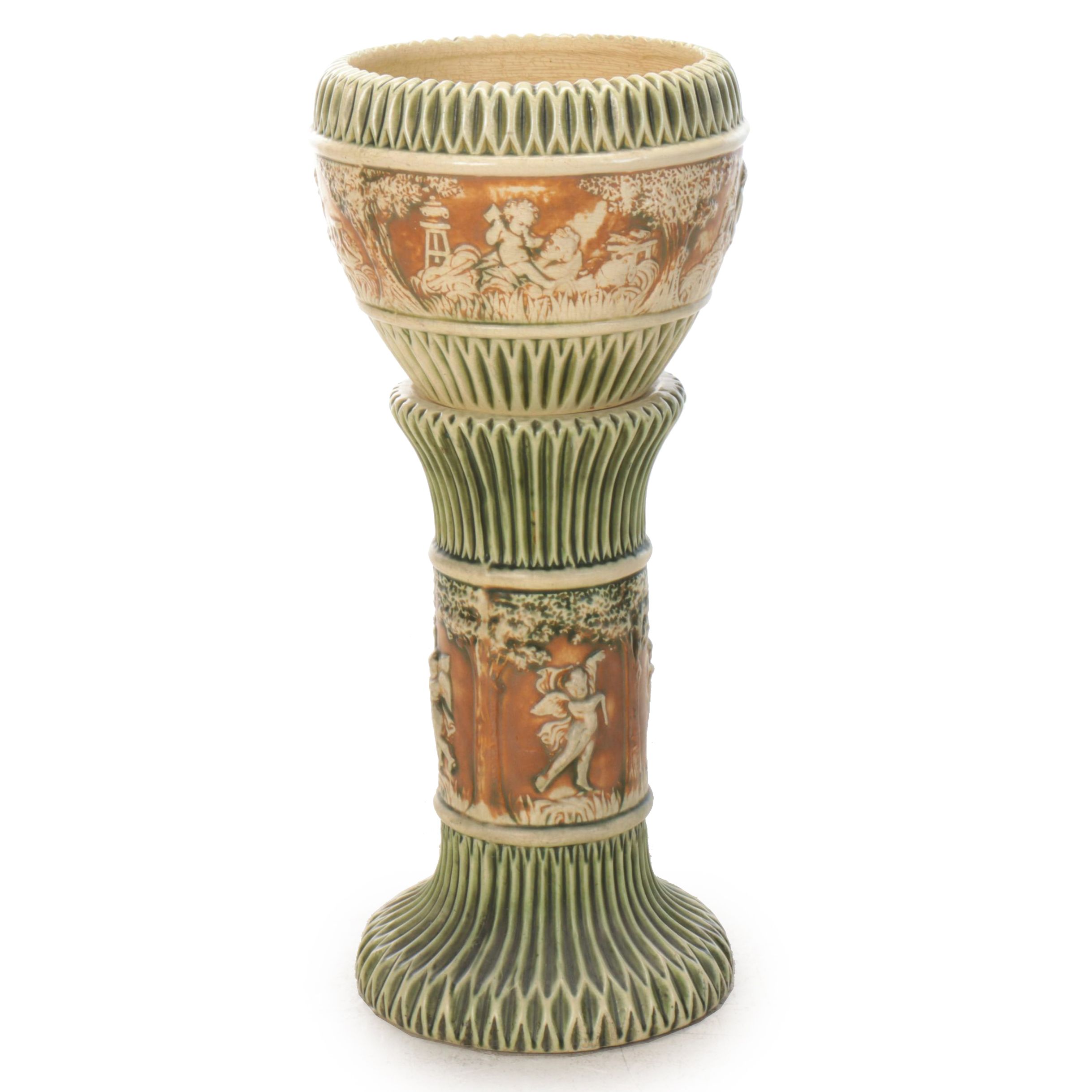 Roseville Pottery "Donatello" Ceramic Jardinière, circa 1916