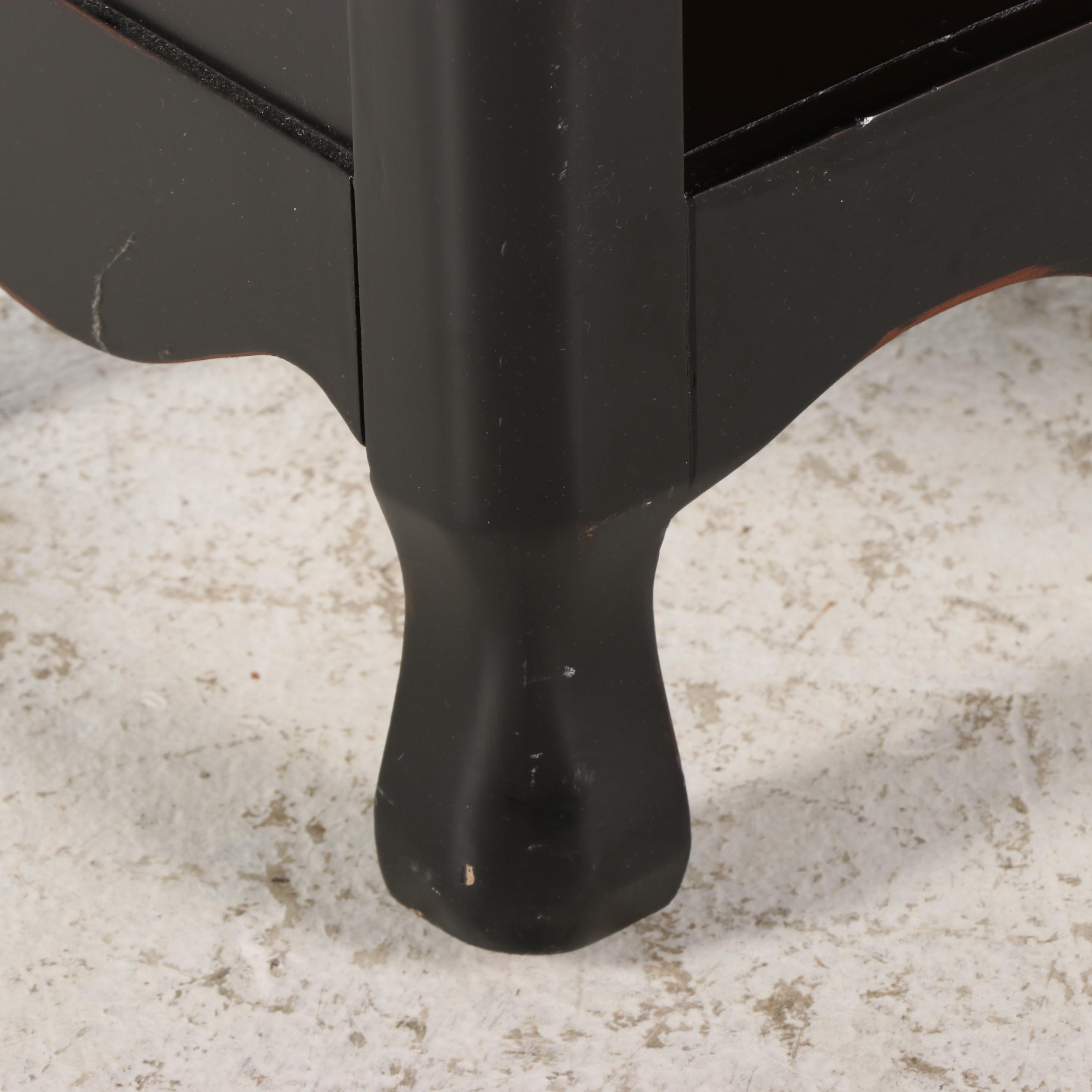 French Country Style Wooden Bookcase Cabinet