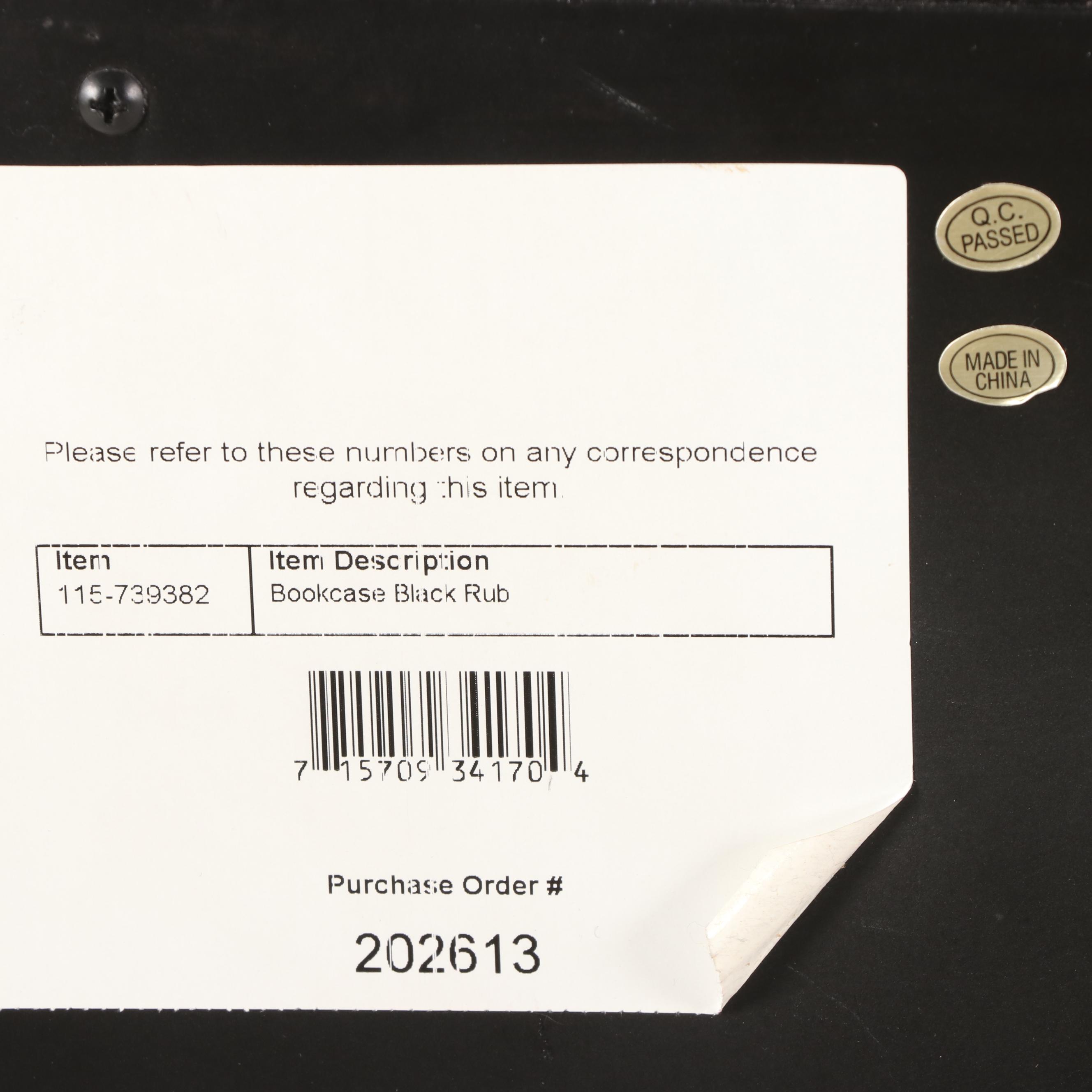 French Country Style Wooden Bookcase Cabinet