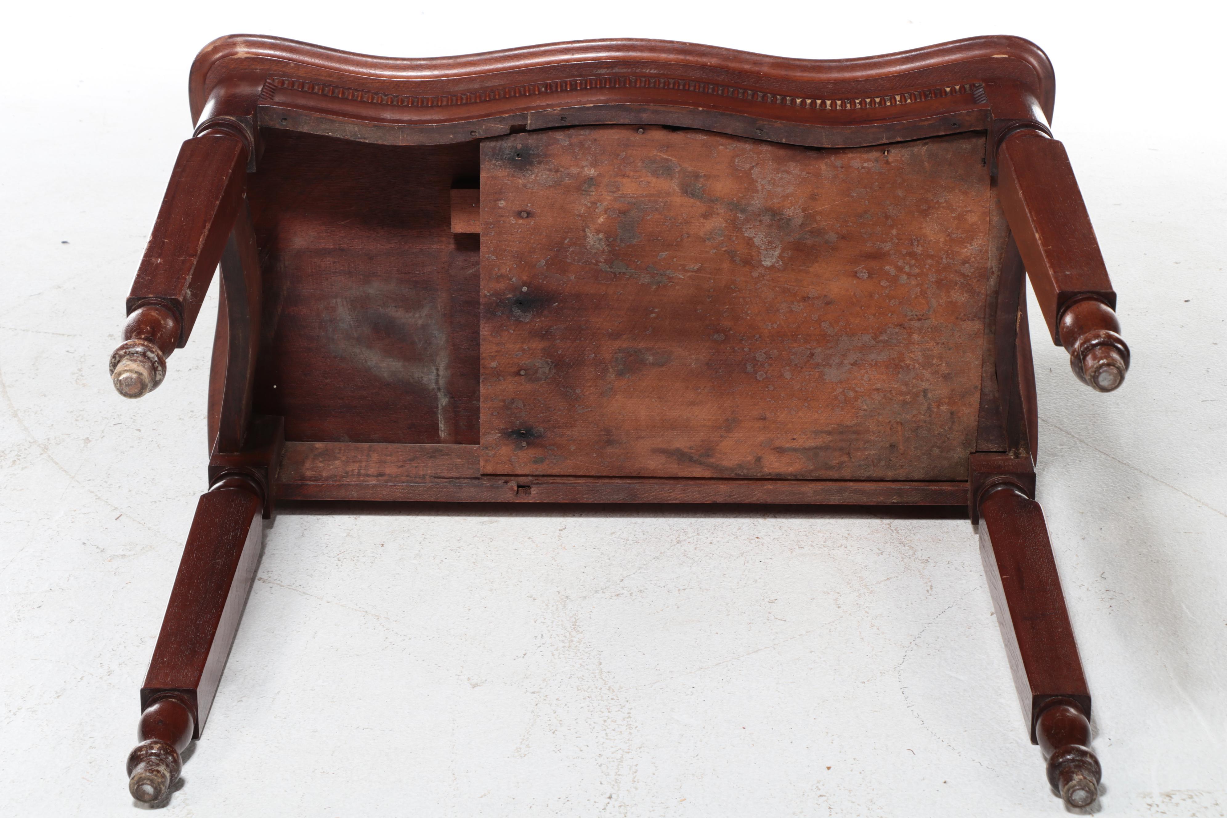 Victorian Walnut Games Table, Mid to Late 19th Century