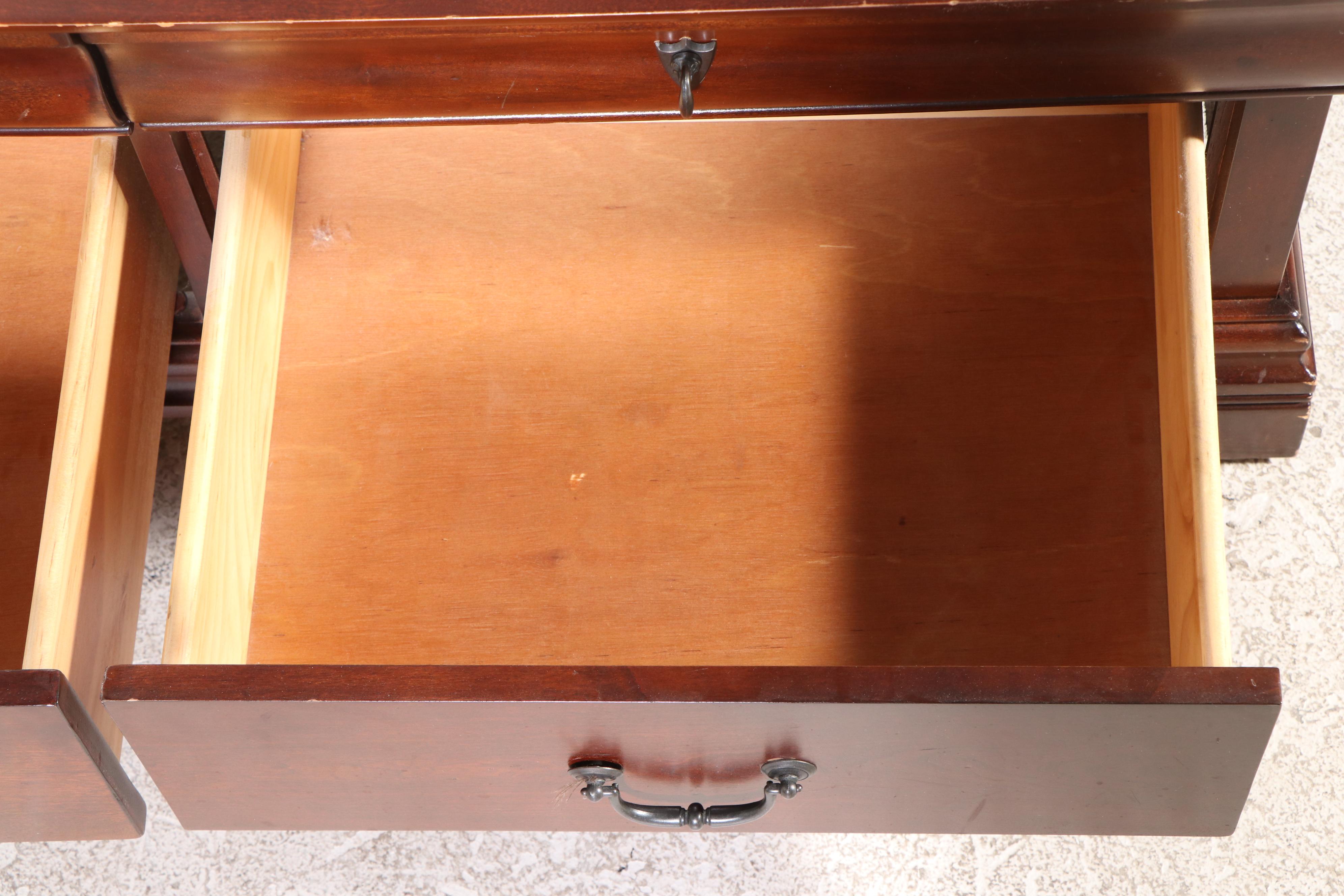 Broyhill Louis Philippe Style Cherrywood-Stained Coffee Table