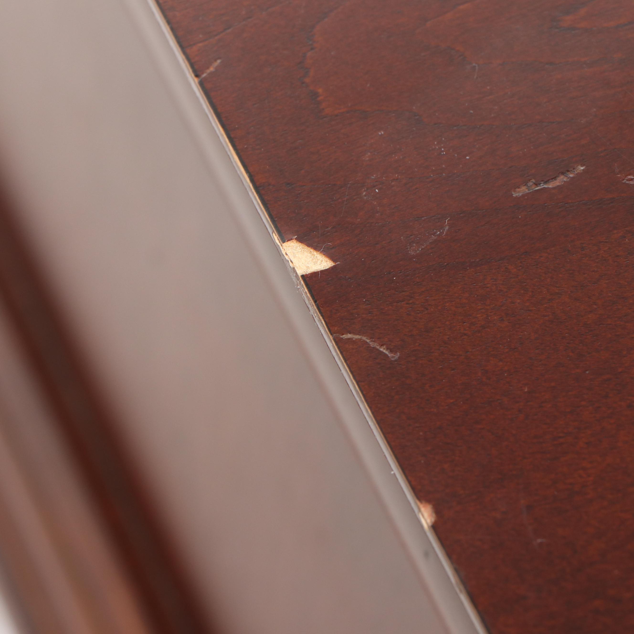 Broyhill Louis Philippe Style Cherrywood-Stained Coffee Table