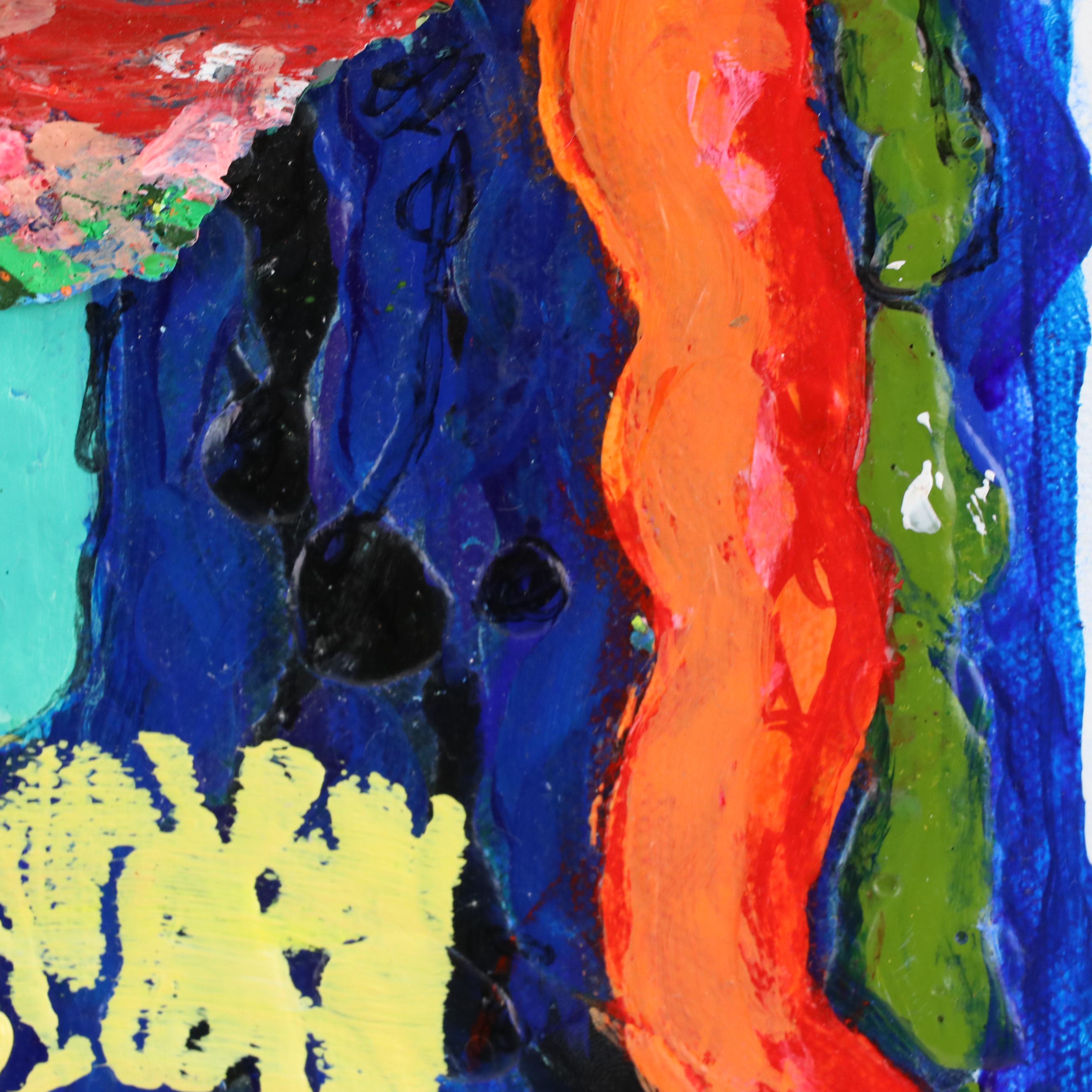 Jeffrey Scott Lewis Abstract Mixed Media Painting, 2019