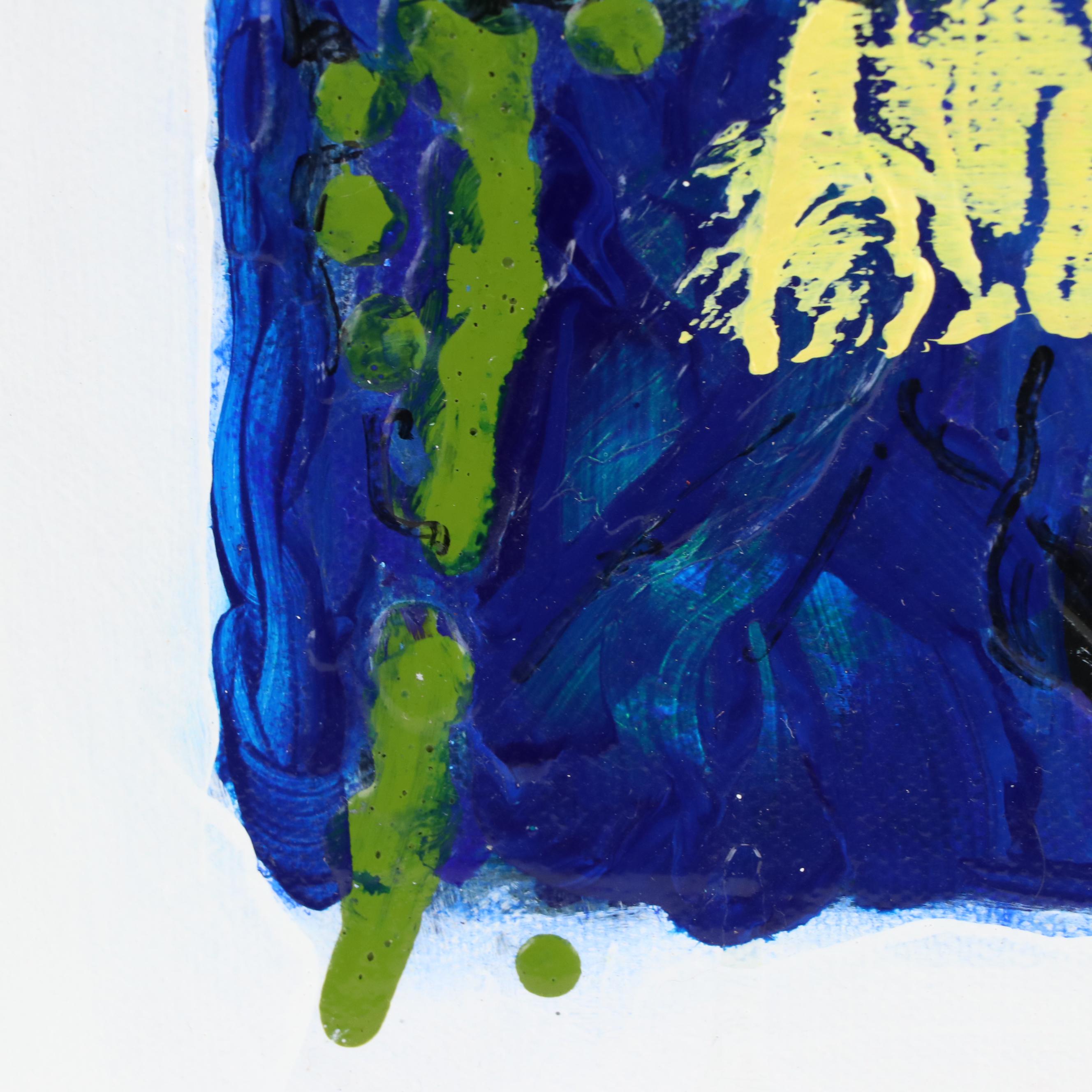 Jeffrey Scott Lewis Abstract Mixed Media Painting, 2019