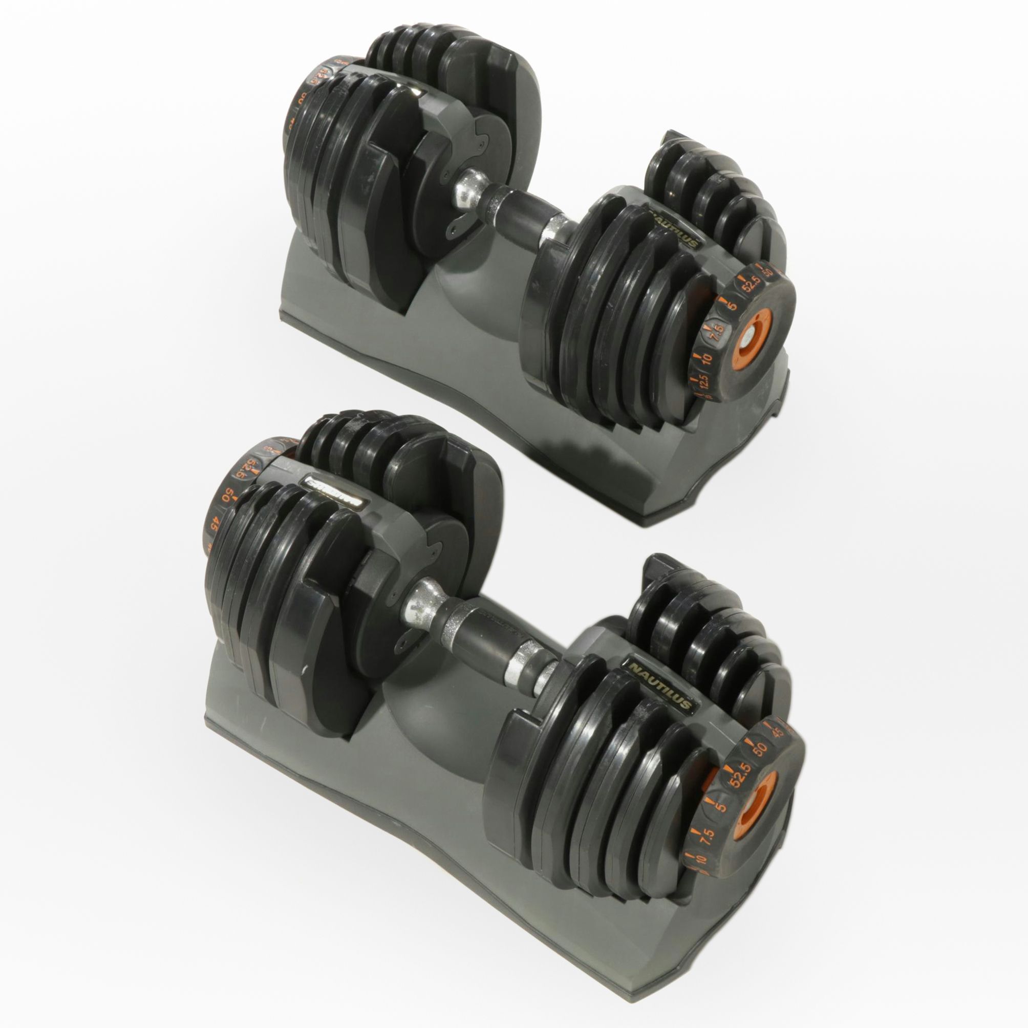 Pair of Nautilus Adjustable Dumbells