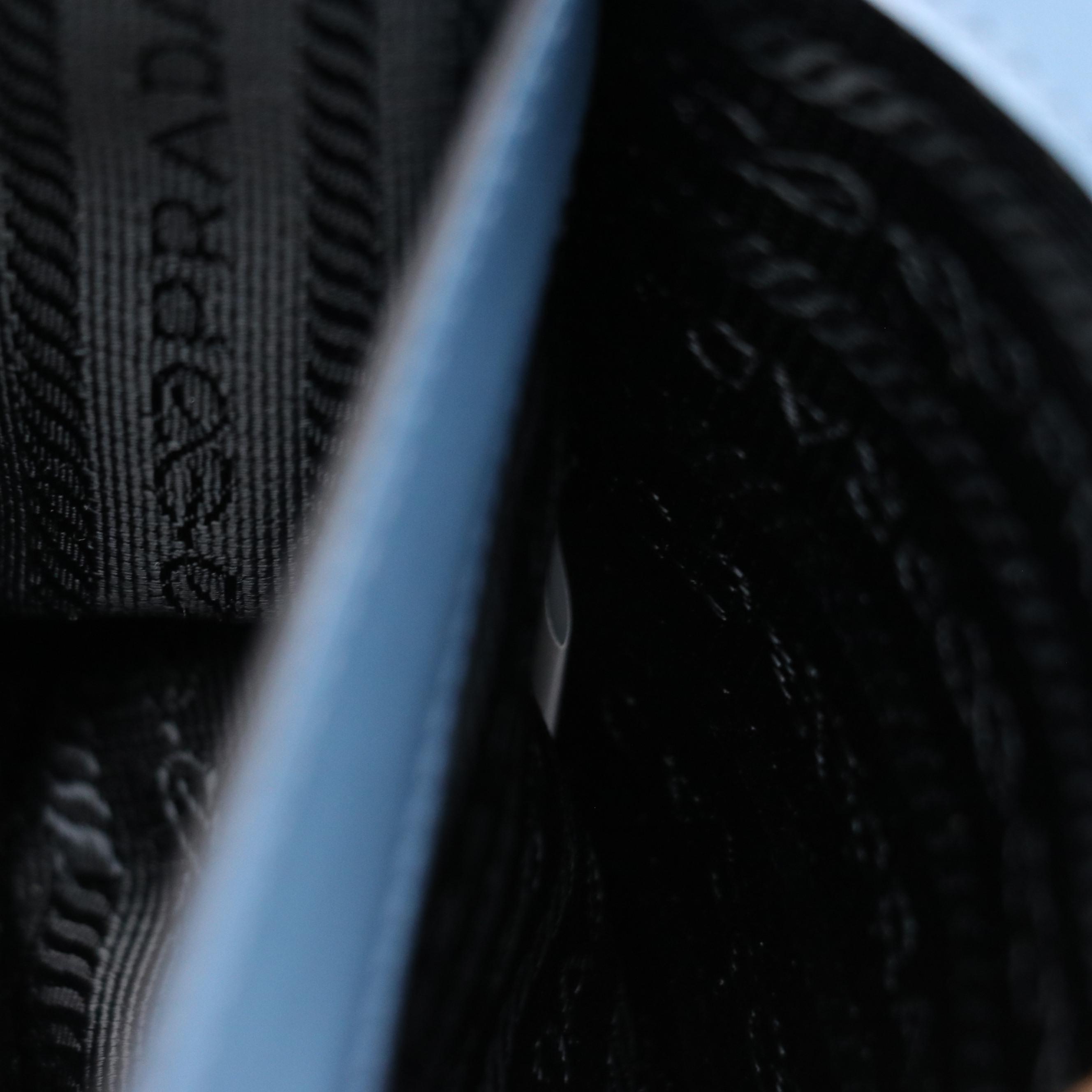 Prada Ribbon Shoulder Bag in Astrale City Calfskin and Rosa Plexiglass