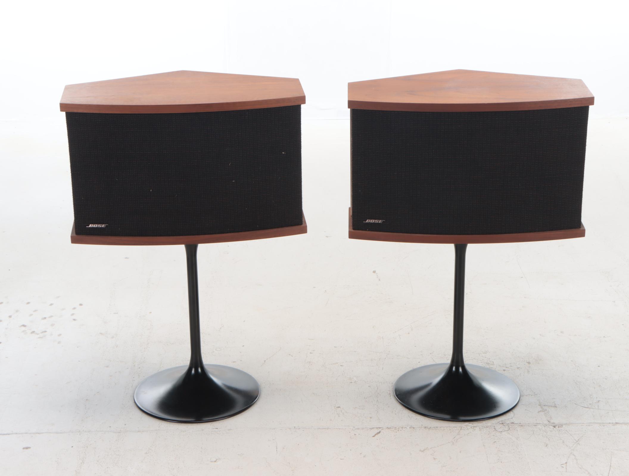 Bose Series V Model 901 Direct/Reflecting Speakers with Tulip Stands, ca. 1987