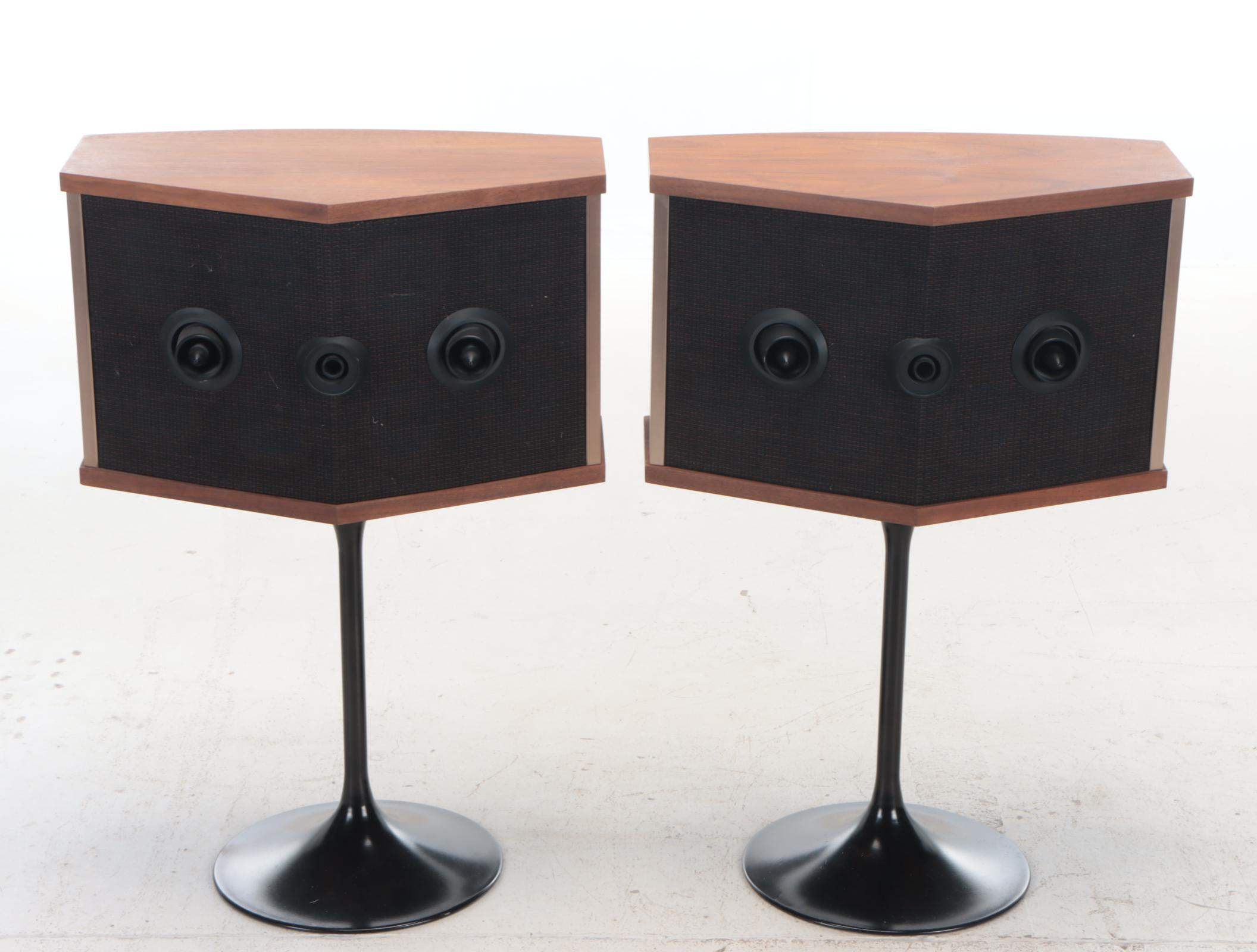Bose Series V Model 901 Direct/Reflecting Speakers with Tulip Stands, ca. 1987