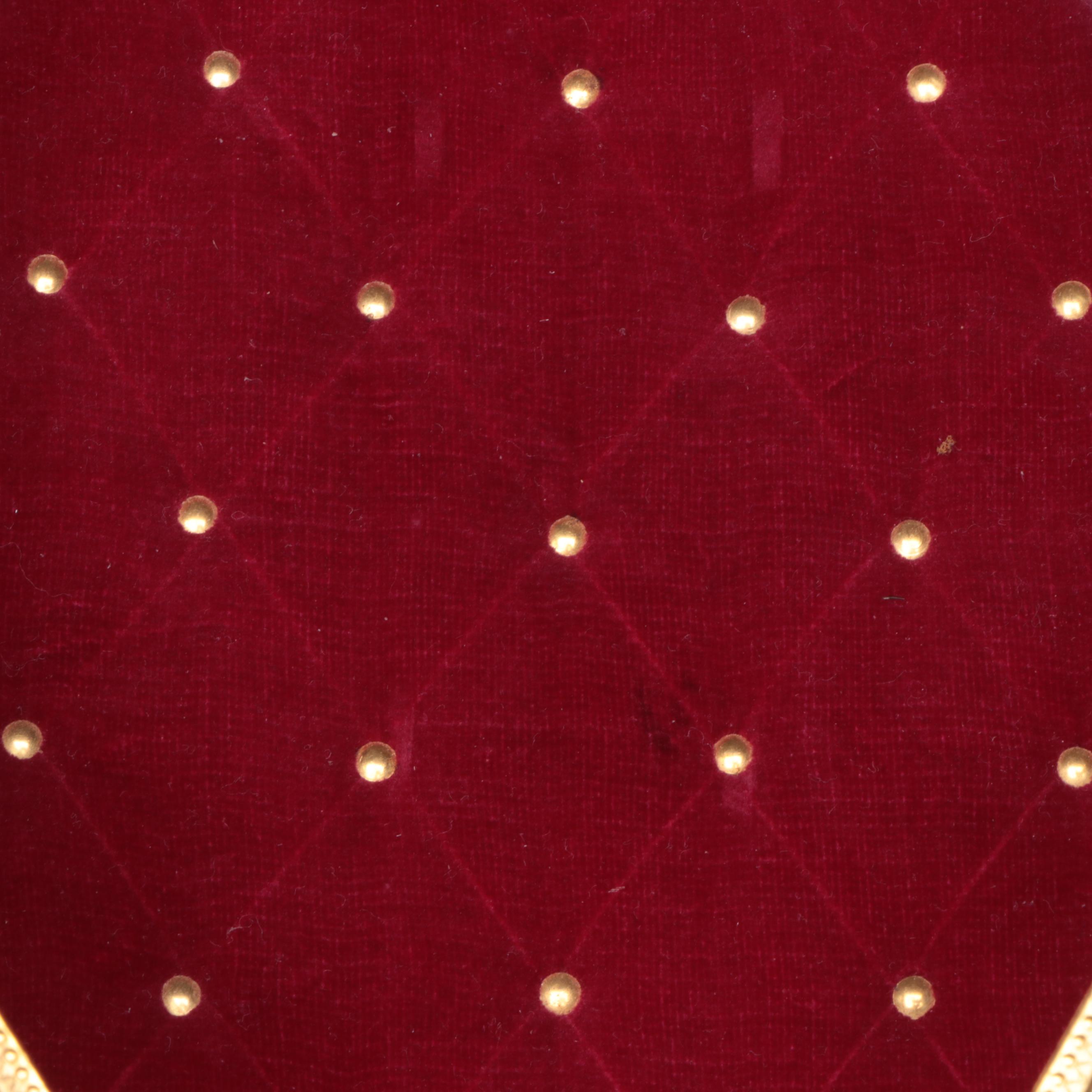 Floral Motif Brass Finish Ormolu Mount Glass Jewelry Casket