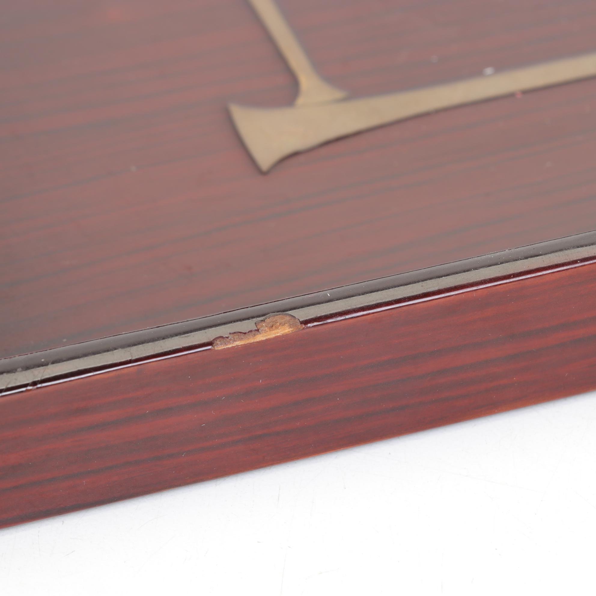 Korean Lacquerware Tray with a Jewelry Box and Two Brass Pierced Boxes