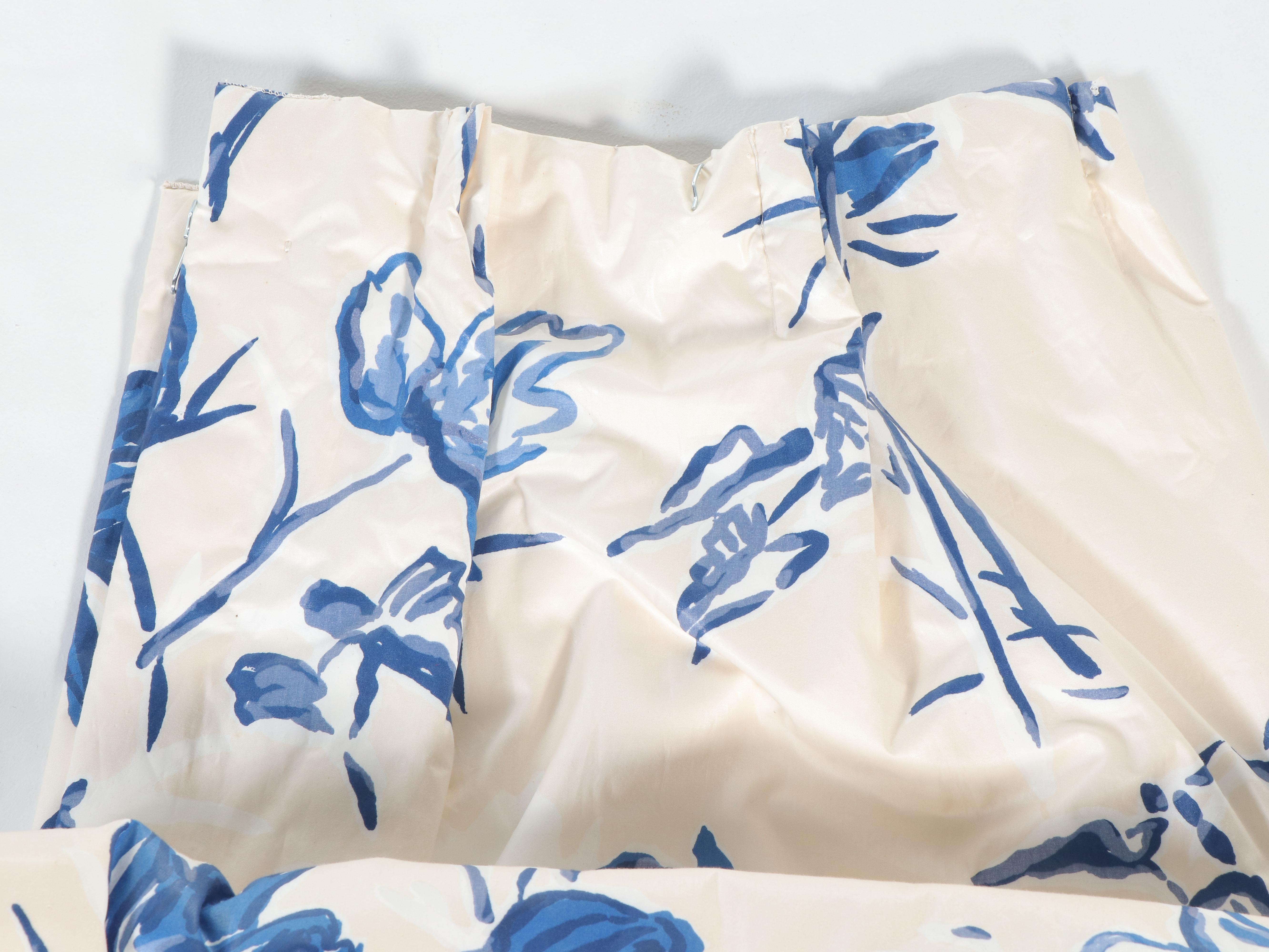 Custom-Upholstered Easy Armchair Plus Pair of Matching Curtain Panels