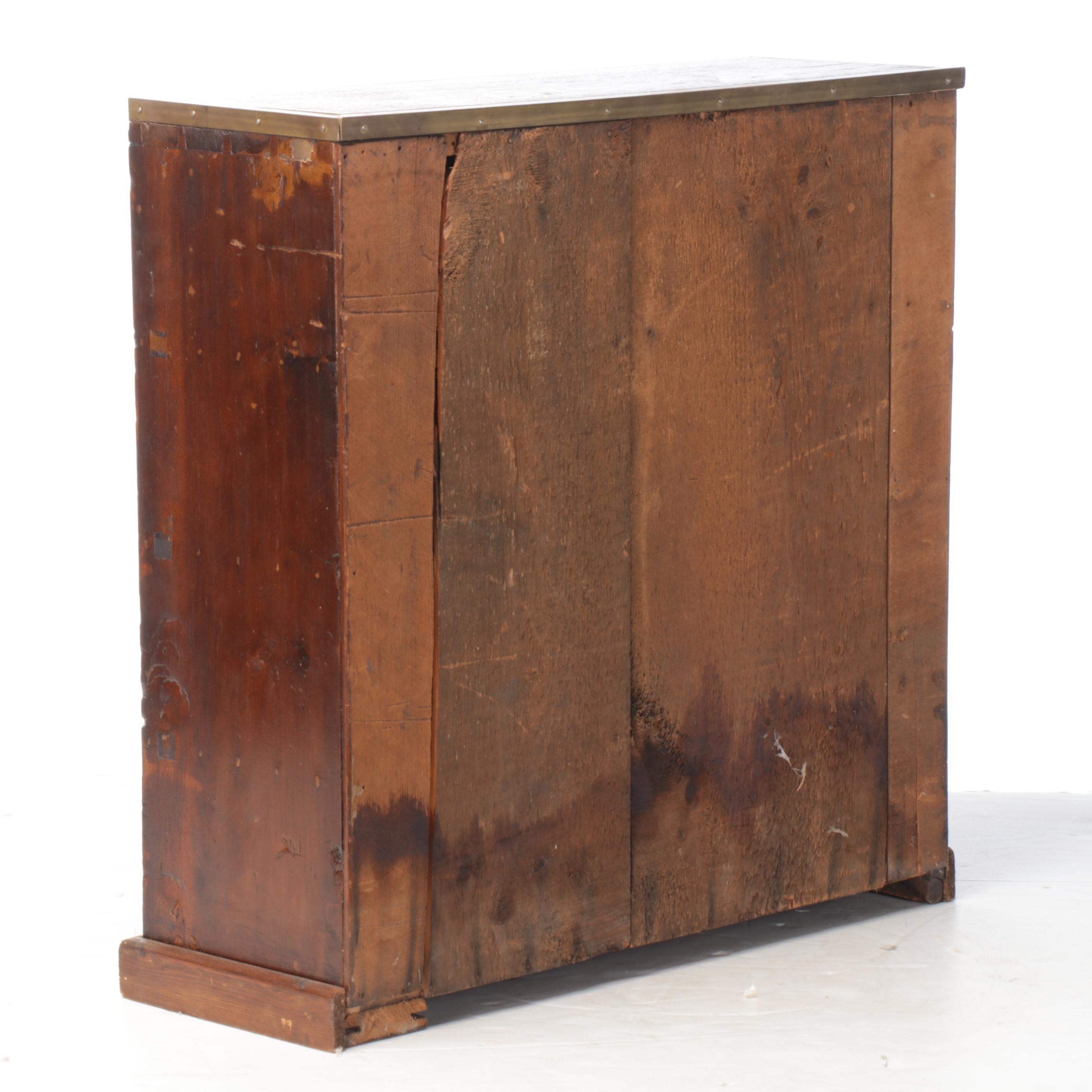 Victorian Mahogany Apothecary Cabinet, Late 19th Century