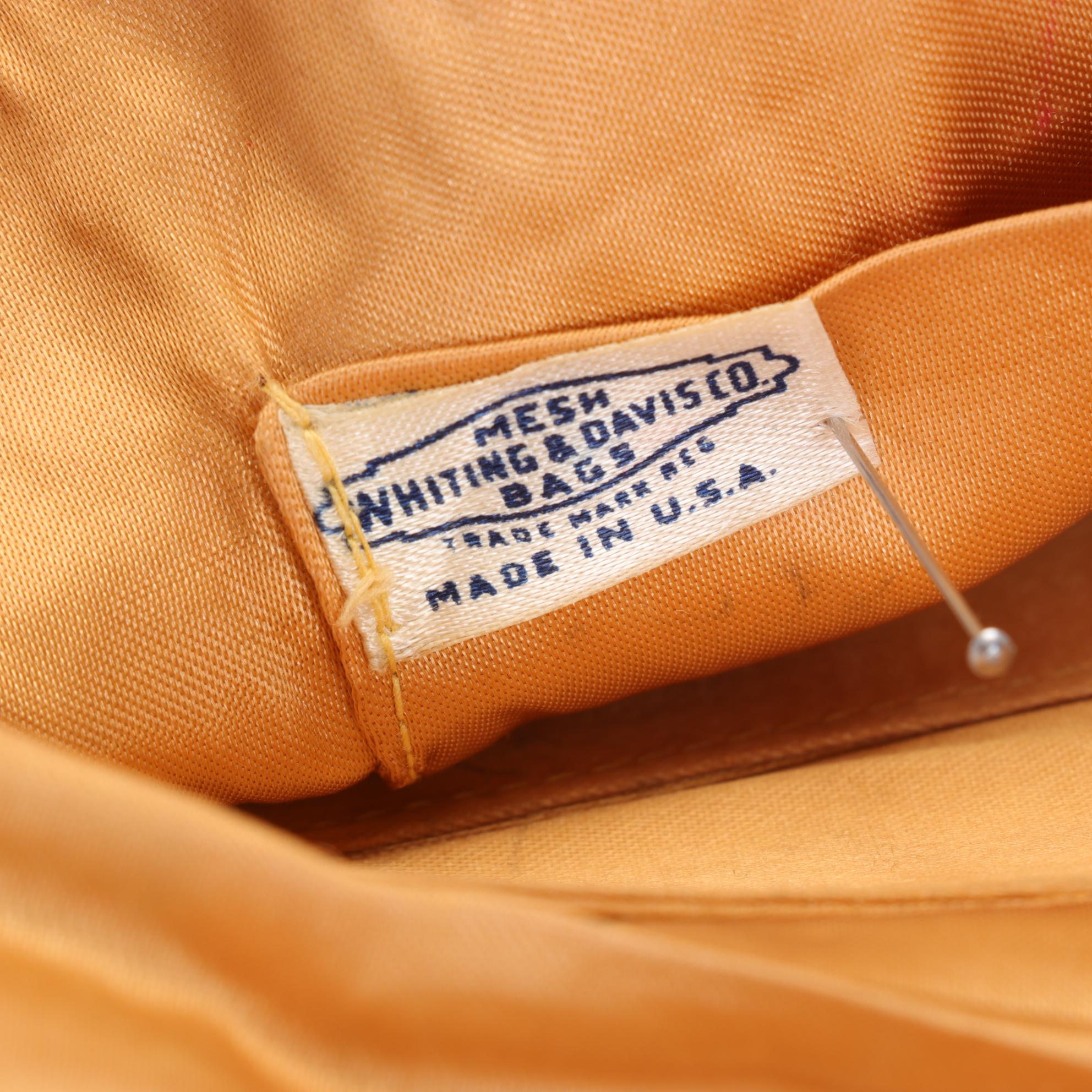 Whiting & Davis Gold Mesh Evening Bag, Vintage