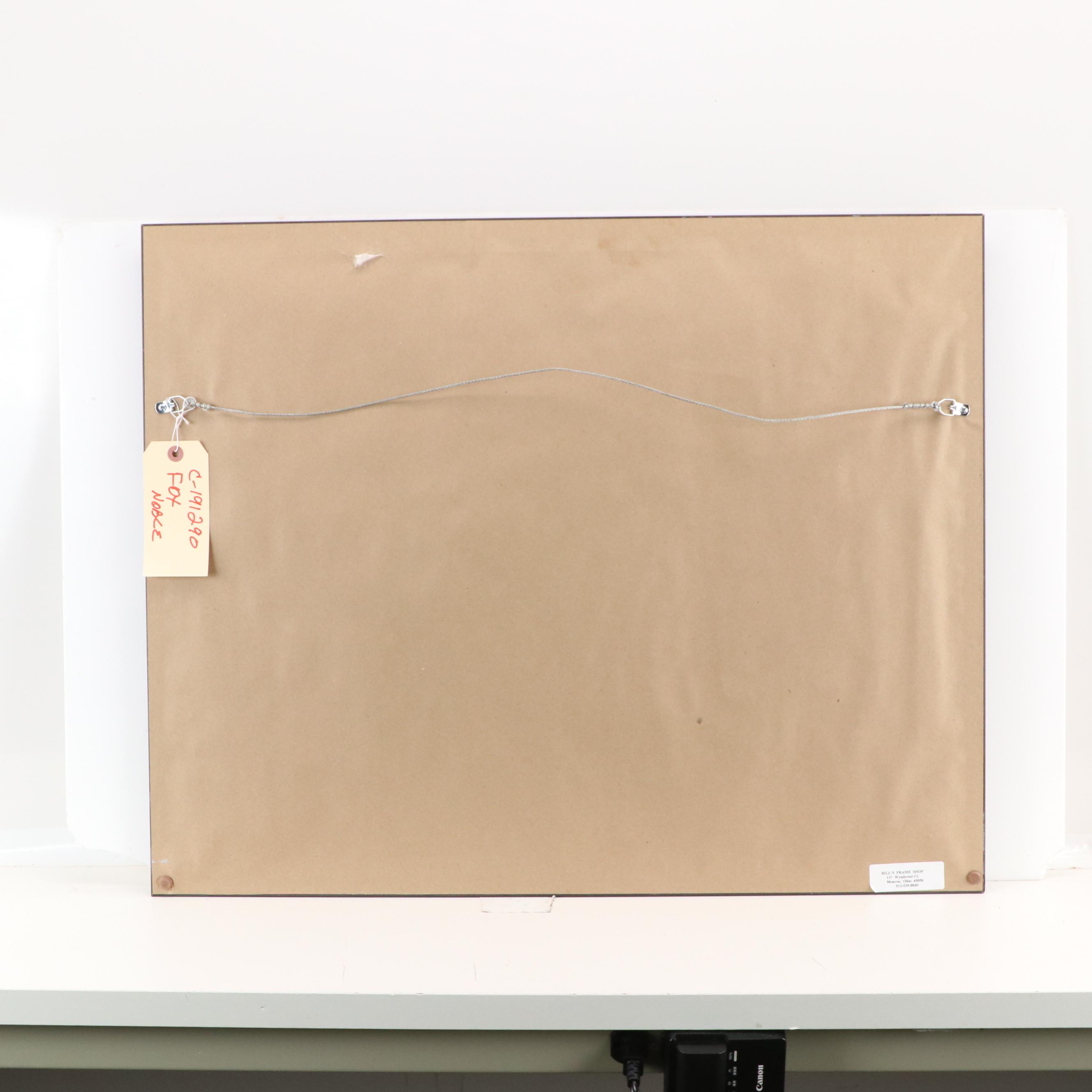 P. Buckley Moss Offset Lithograph "Courthouse Square," 1991