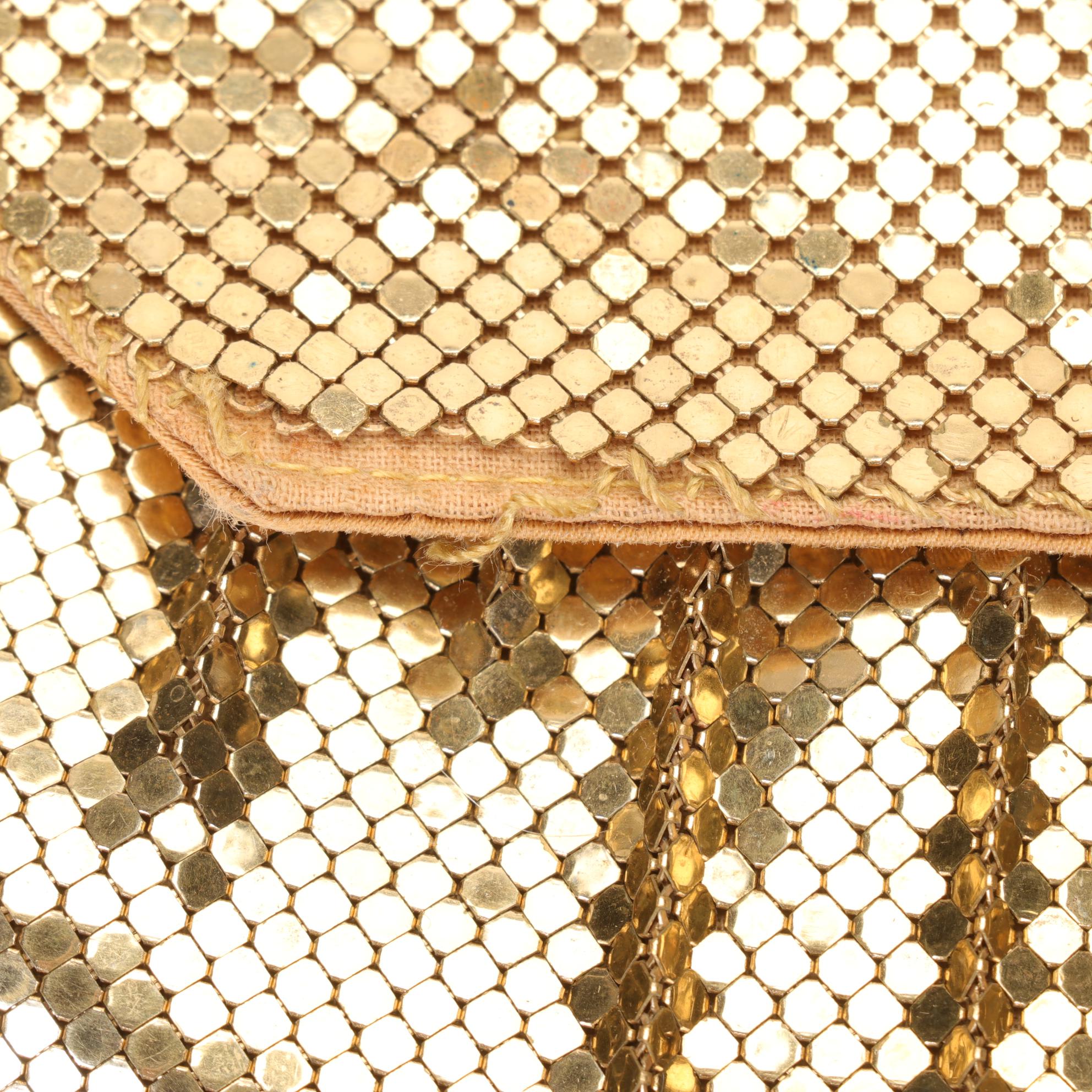 Whiting & Davis Gold Mesh Evening Bag, Vintage
