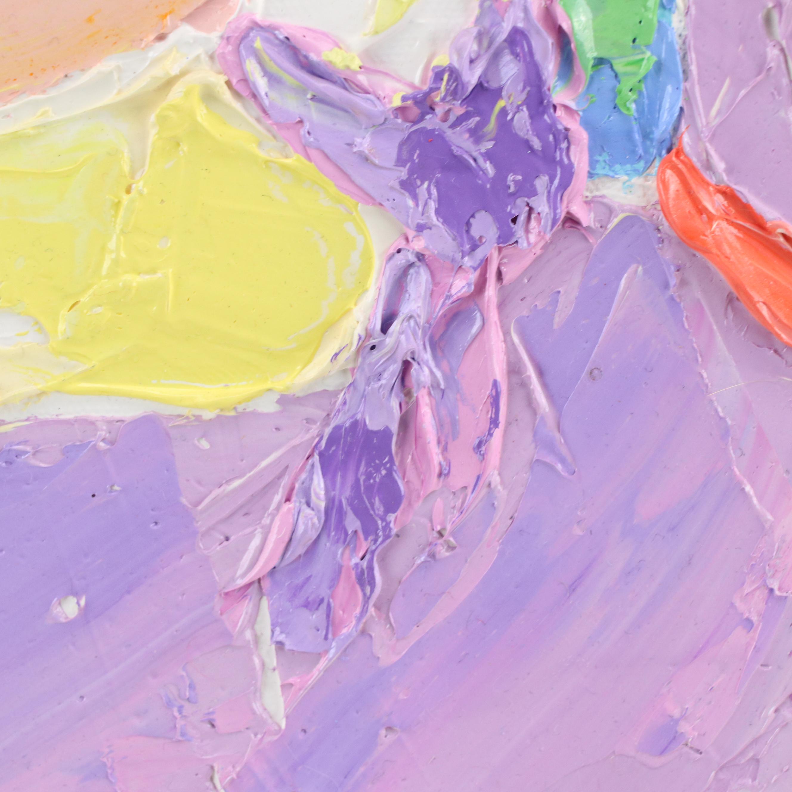 Gayle Gillette Hummel Impasto Oil Painting of Two Women