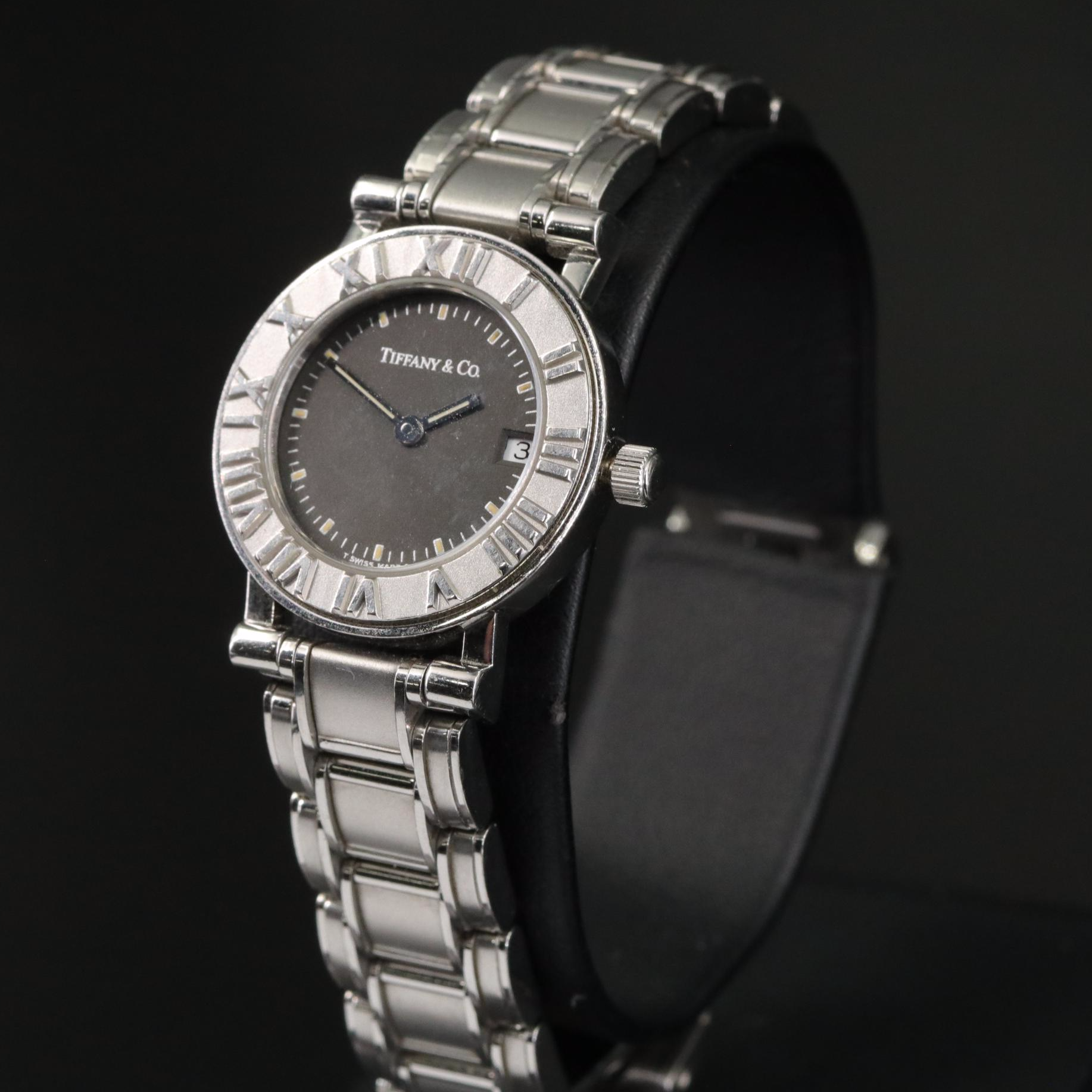 Tiffany & Co. Atlas Swiss Stainless Steel Quartz Watch