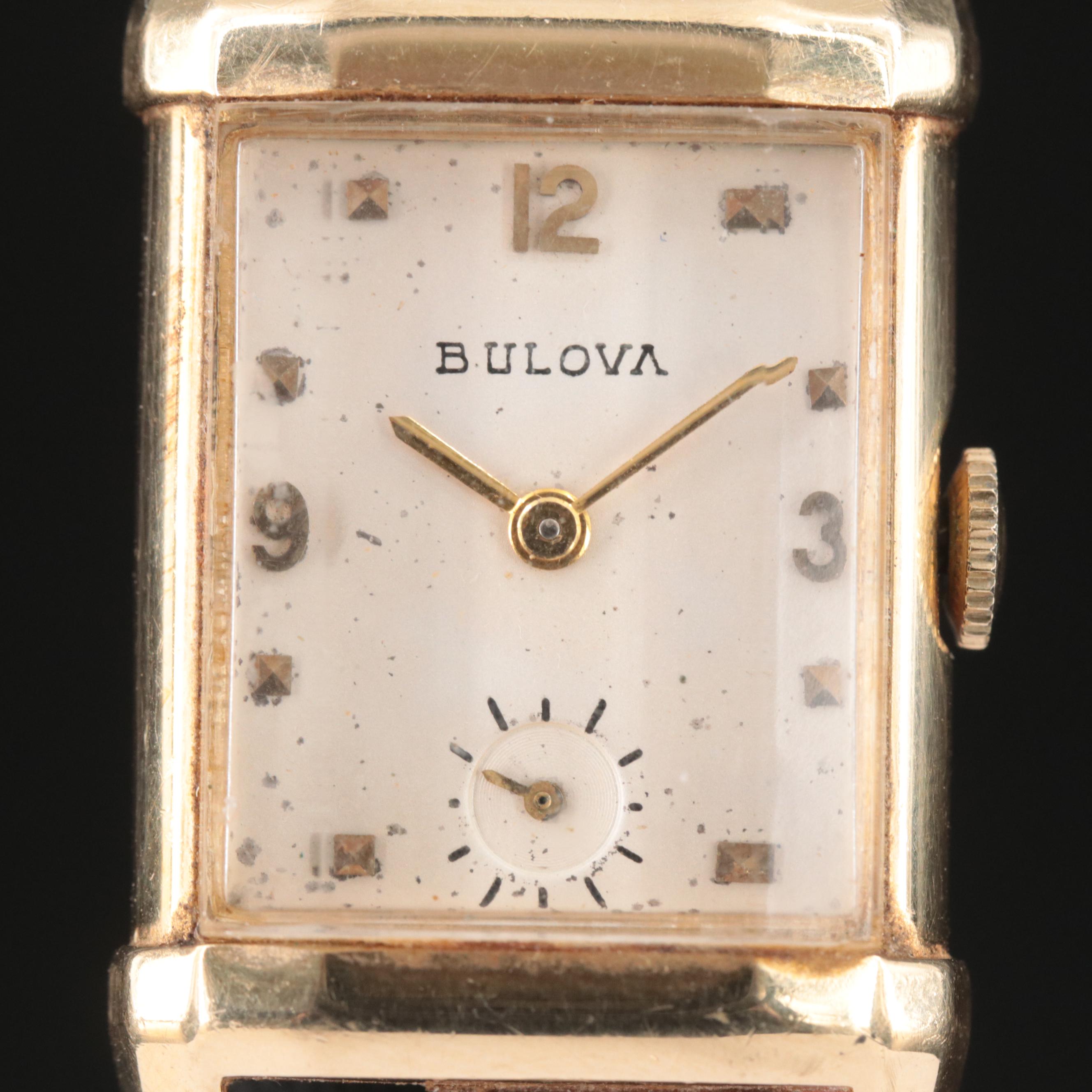 Vintage Bulova 14K Gold Mechanical Watch
