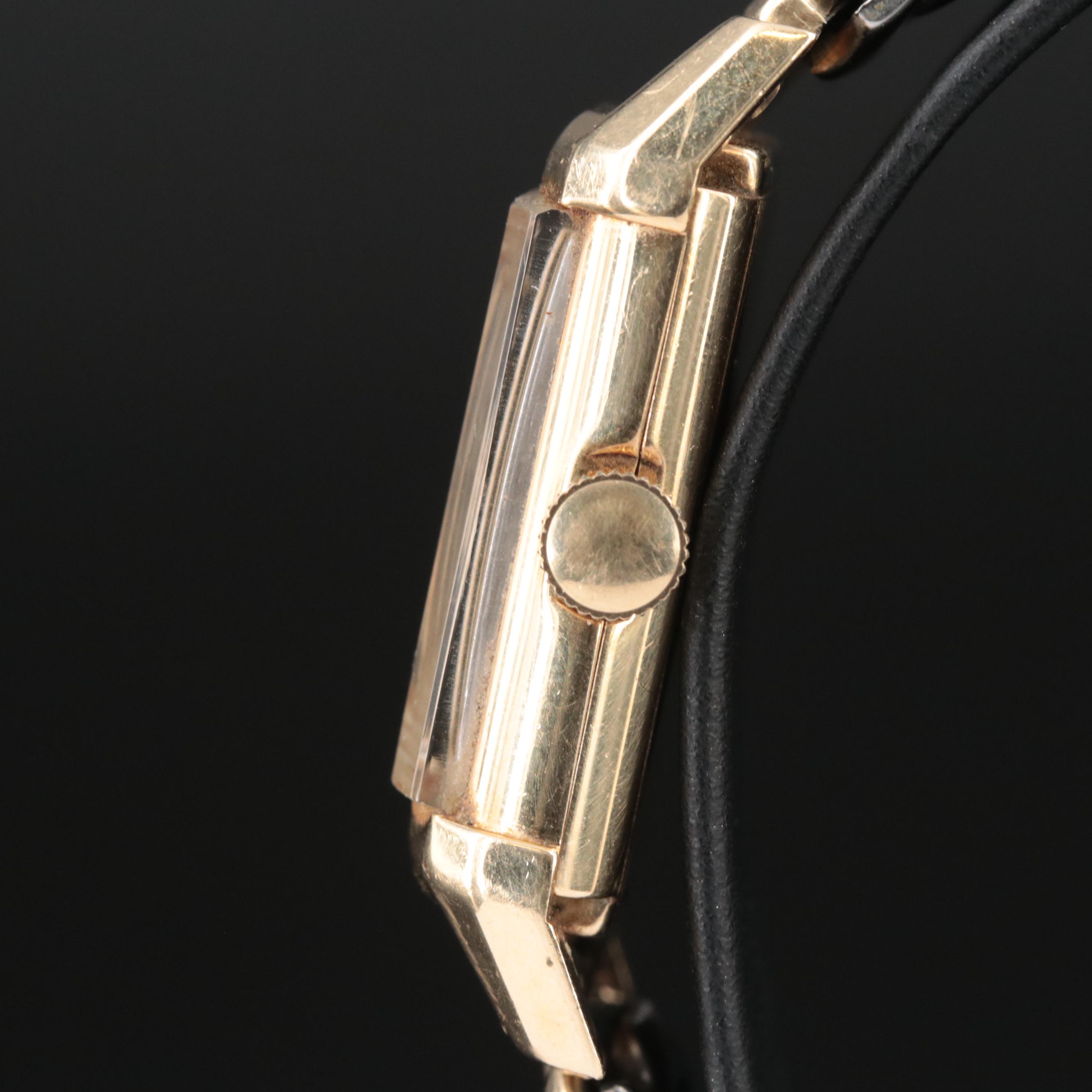 Vintage Bulova 14K Gold Mechanical Watch