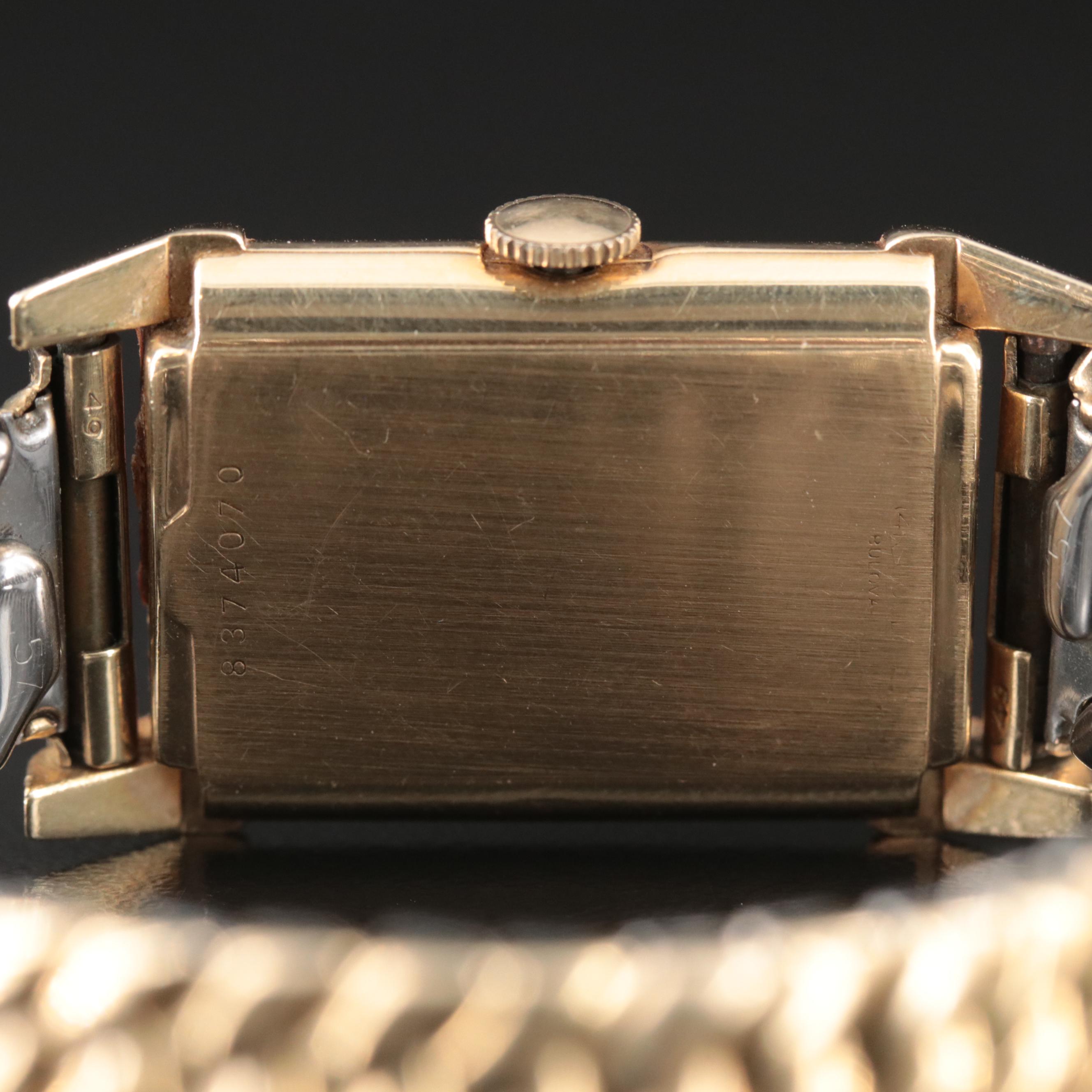 Vintage Bulova 14K Gold Mechanical Watch