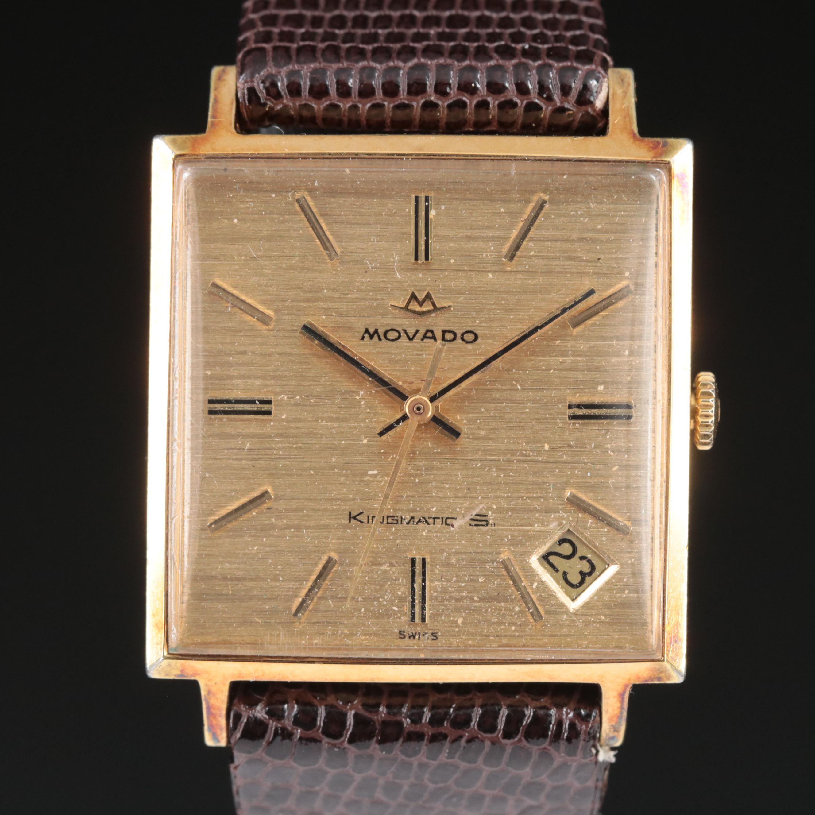 Vintage Movado Kingmatic "S" Watch