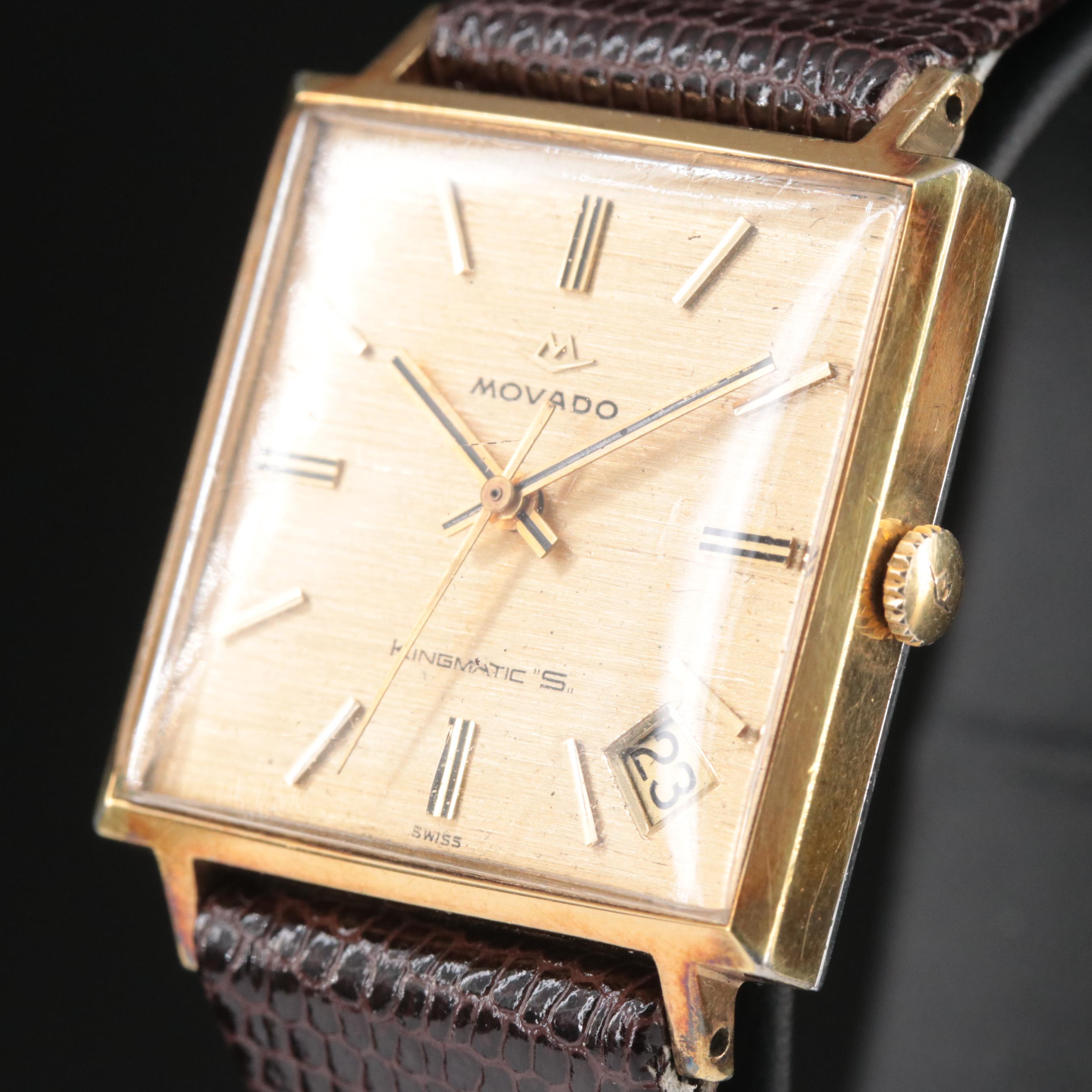 Vintage Movado Kingmatic "S" Watch