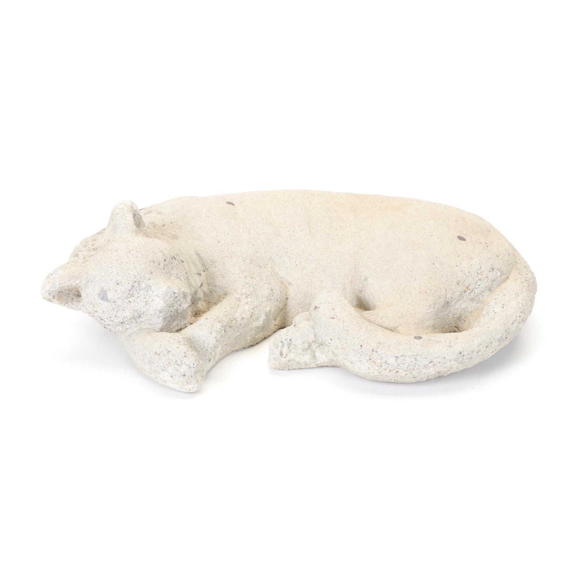 Concrete Sleeping Cat