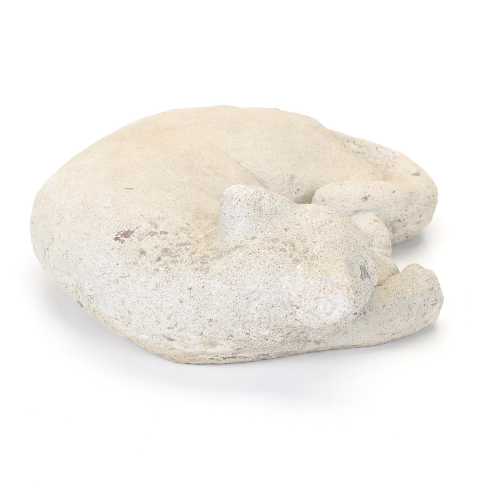 Concrete Sleeping Cat