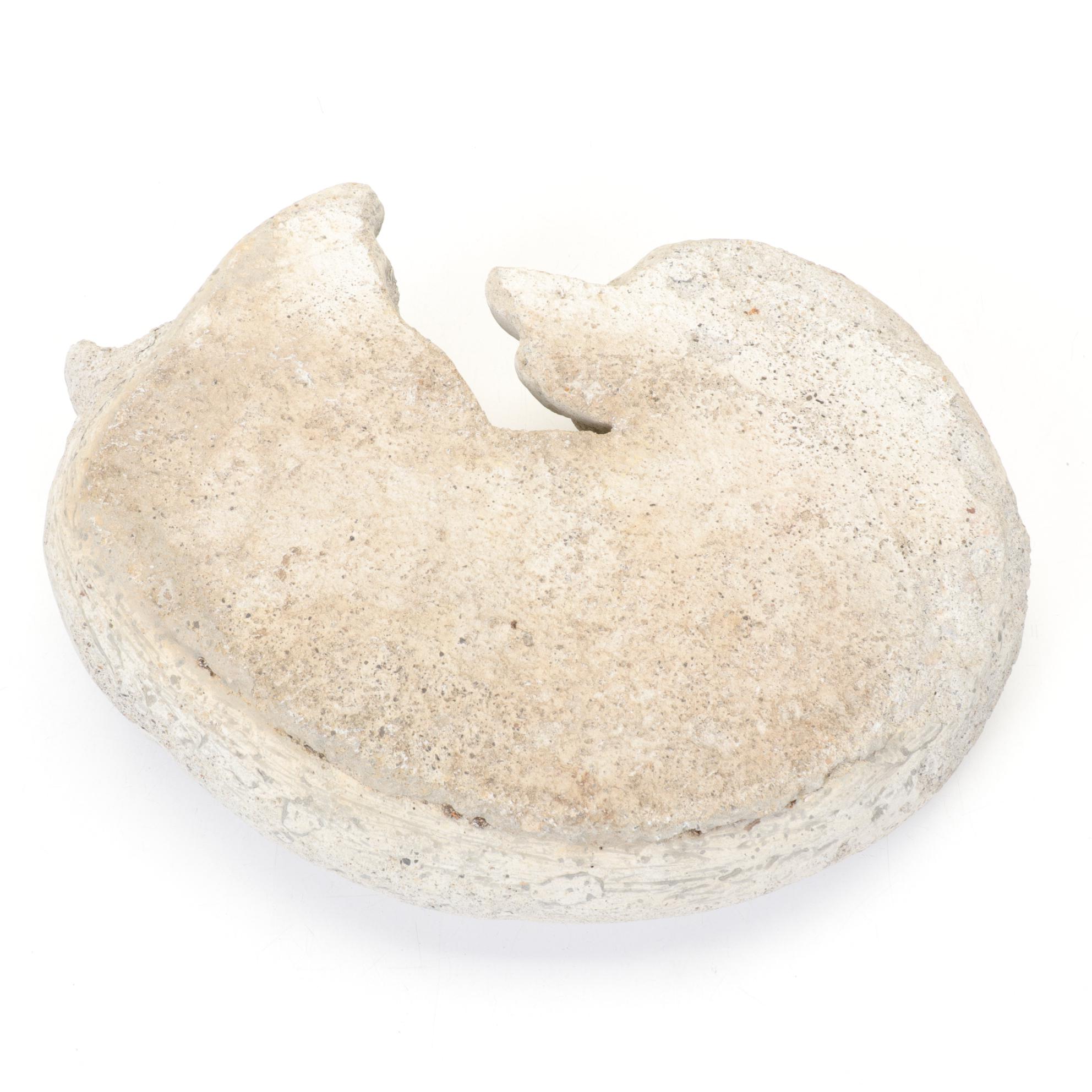 Concrete Sleeping Cat