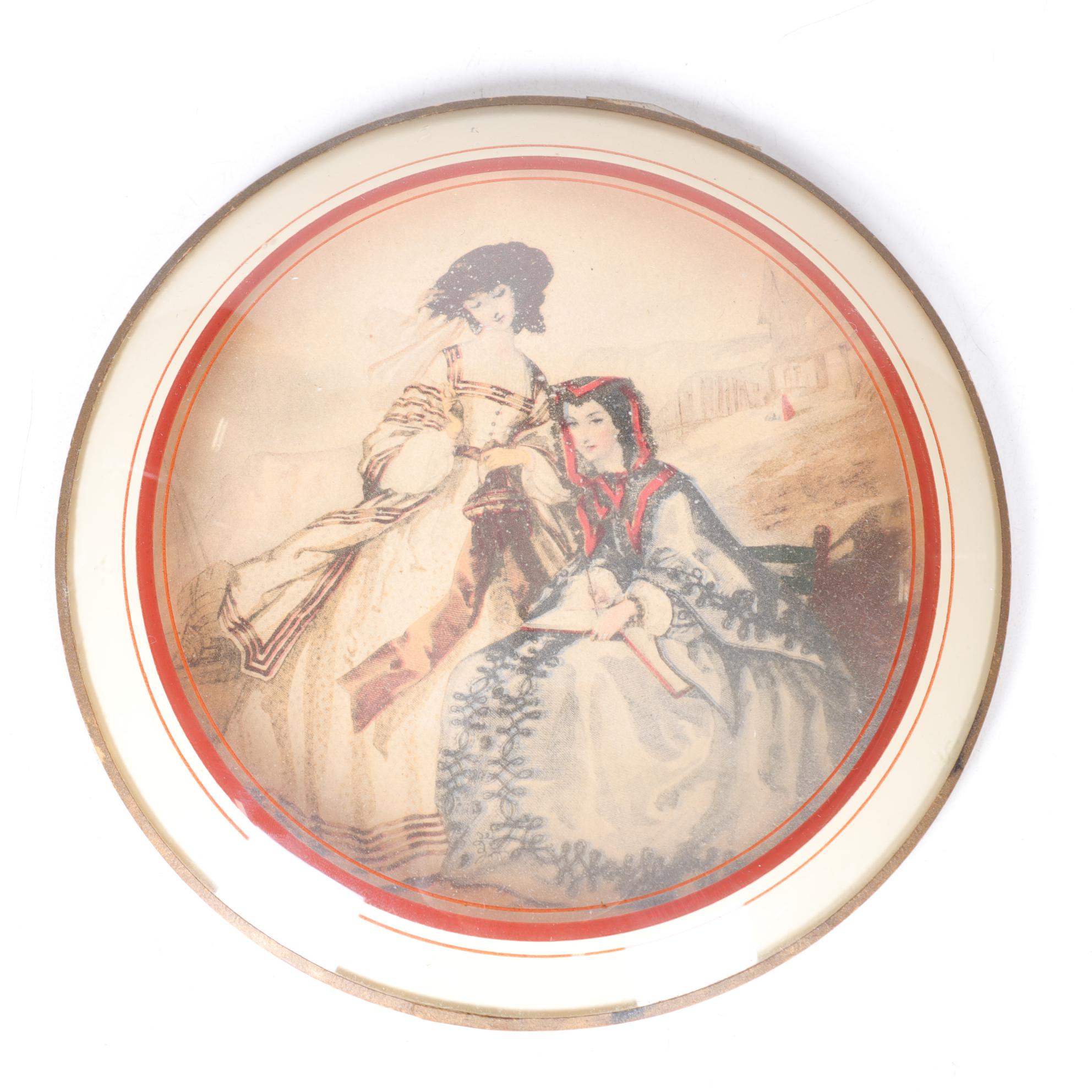 Concave Bubble Portraits of Victorian Women, Mid-20th Century