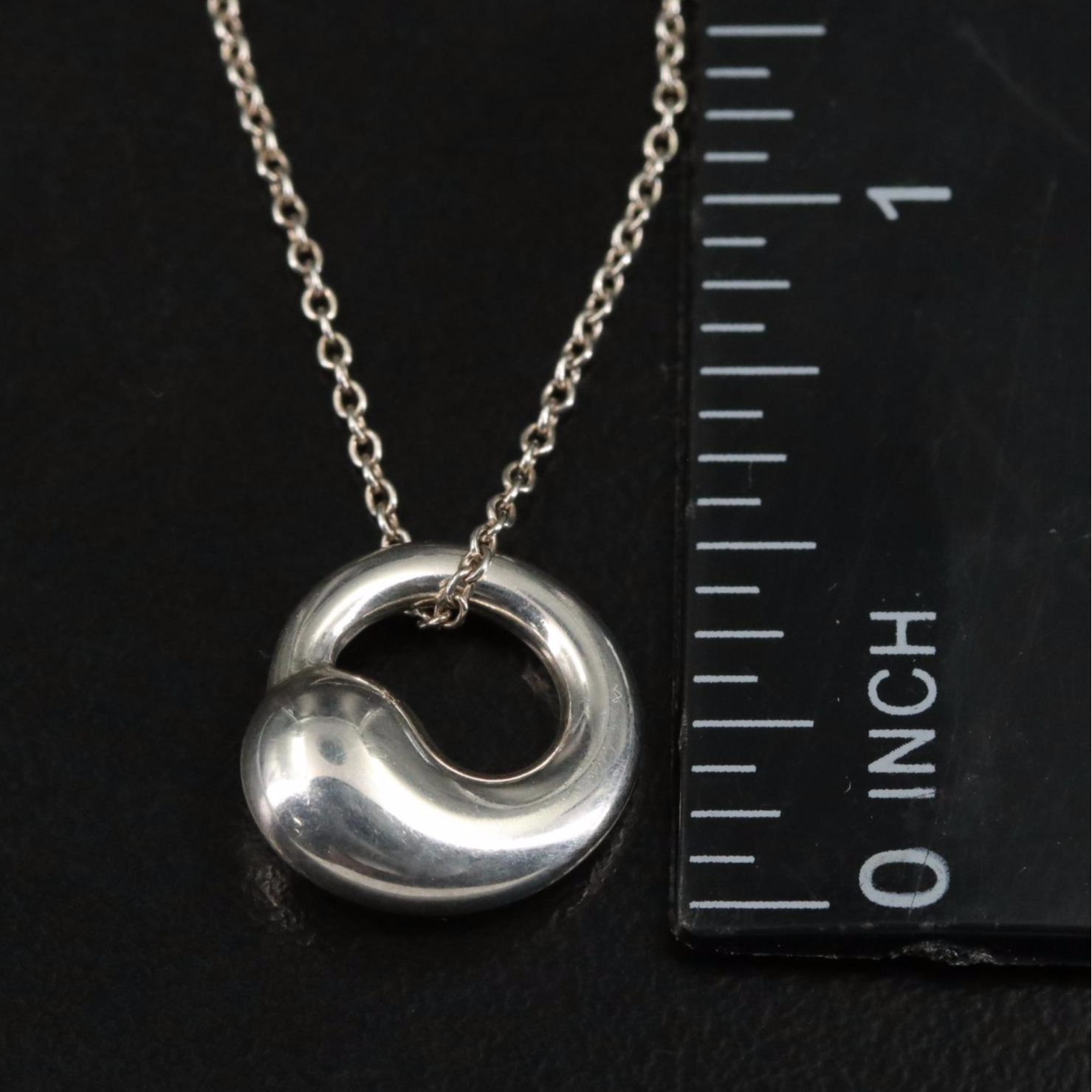 Elsa Peretti for Tiffany & Co. Sterling Eternal Circle Pendant Necklace