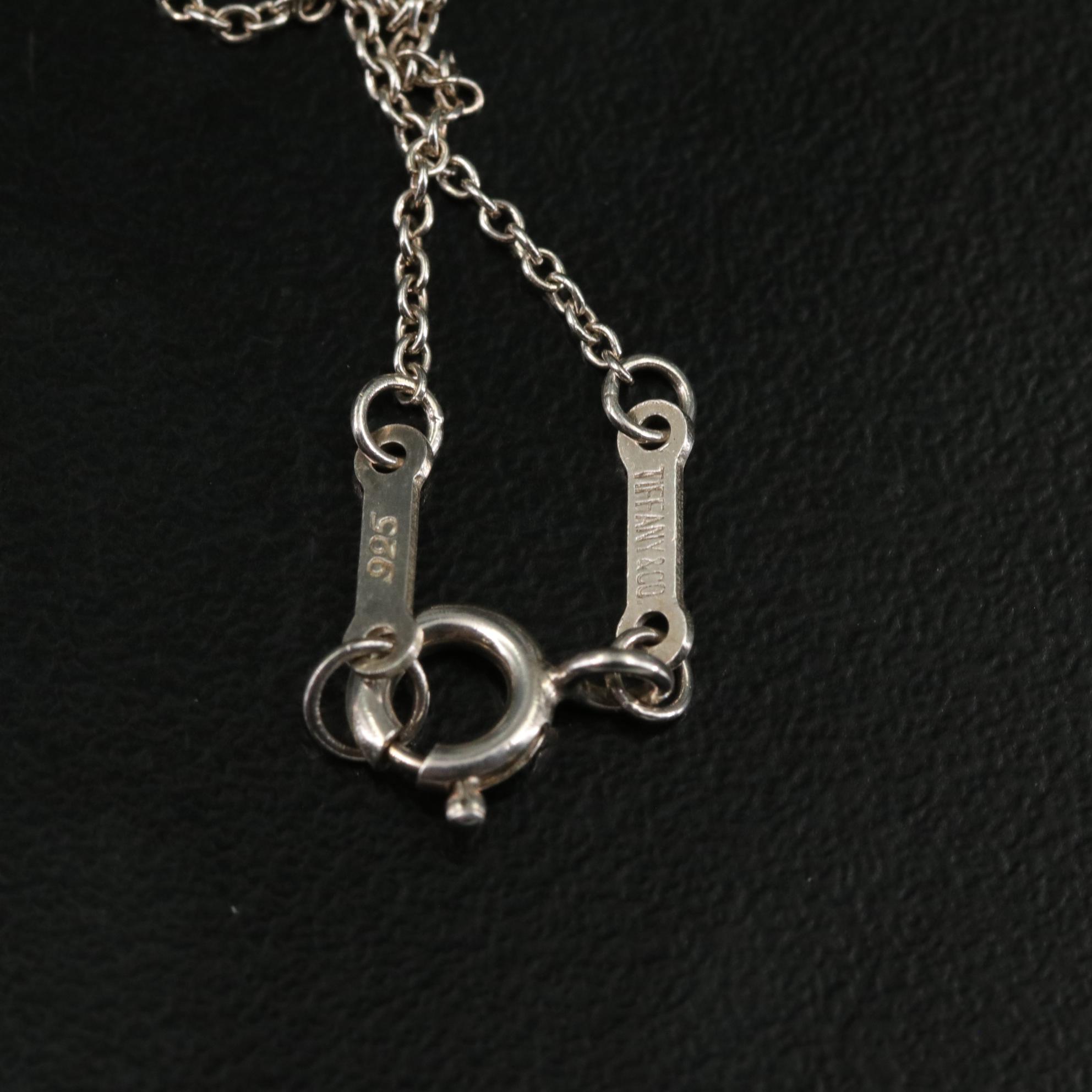 Elsa Peretti for Tiffany & Co. Sterling Eternal Circle Pendant Necklace