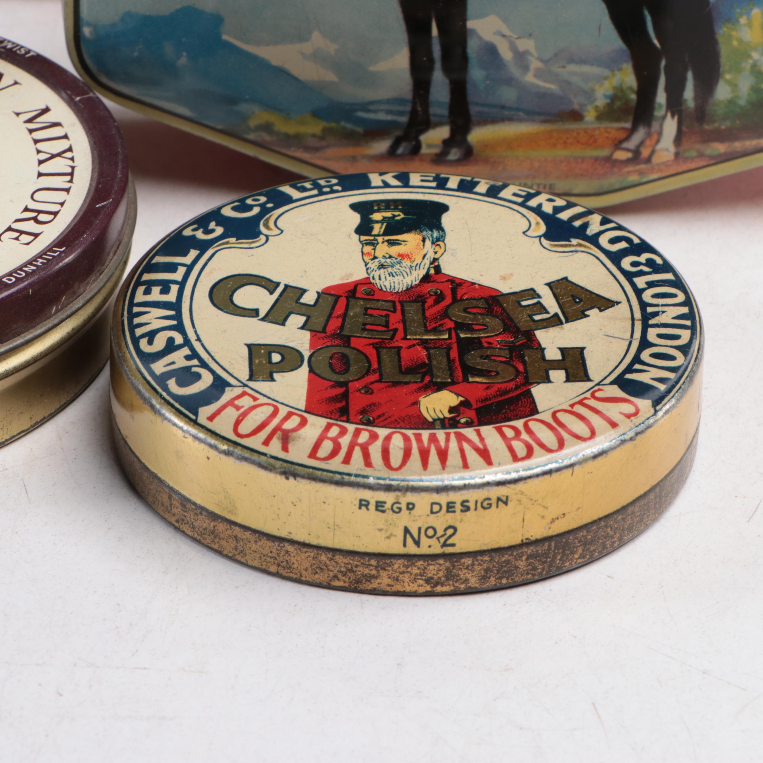 Caswell & Co., Avon Gentlemen's Talc, Monarch Tea and More Tins