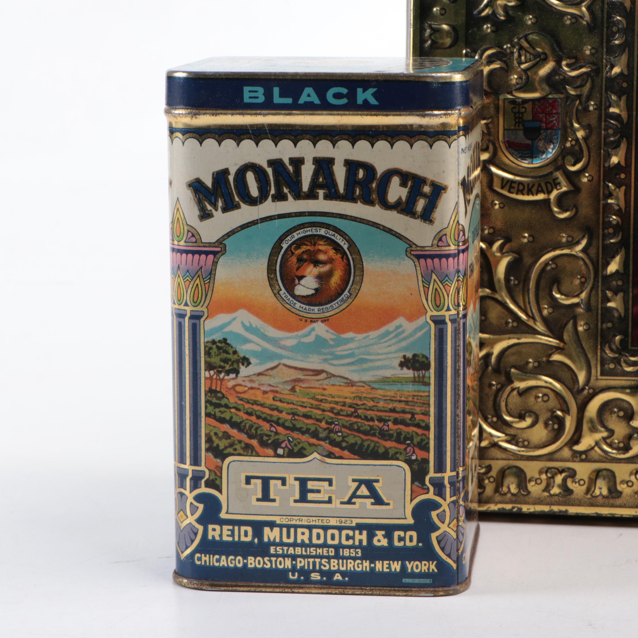 Caswell & Co., Avon Gentlemen's Talc, Monarch Tea and More Tins