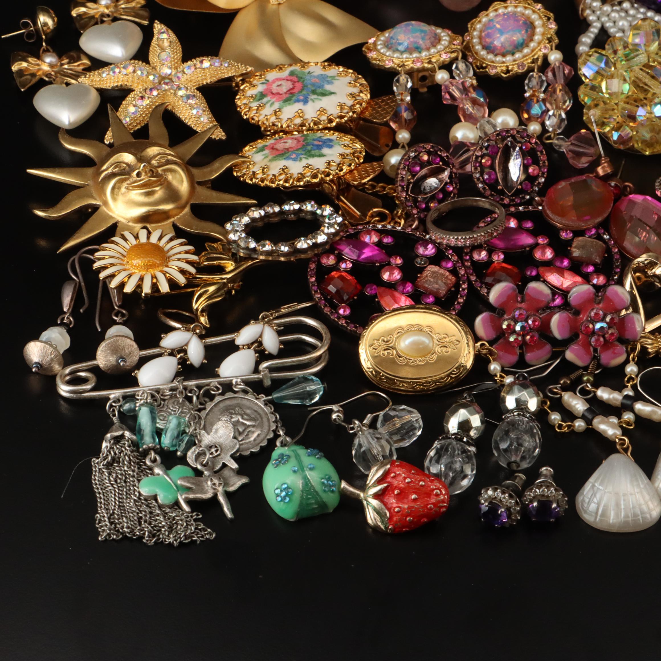 Whimsical Costume Jewelry Collection Including Joan Rivers